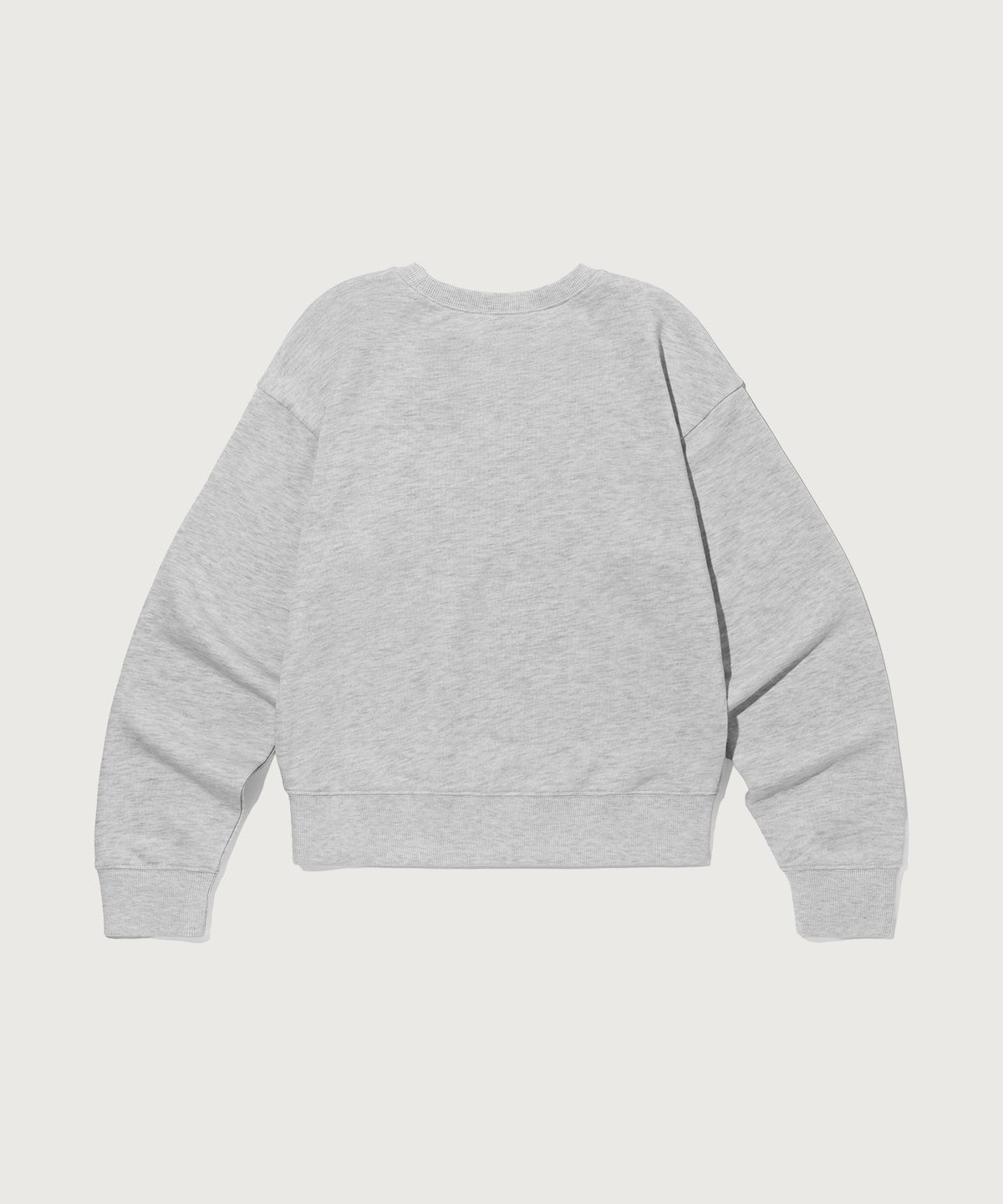 챔피온(CHAMPION) 여성 스몰 로고 레귤러핏 스웨트셔츠 Grey