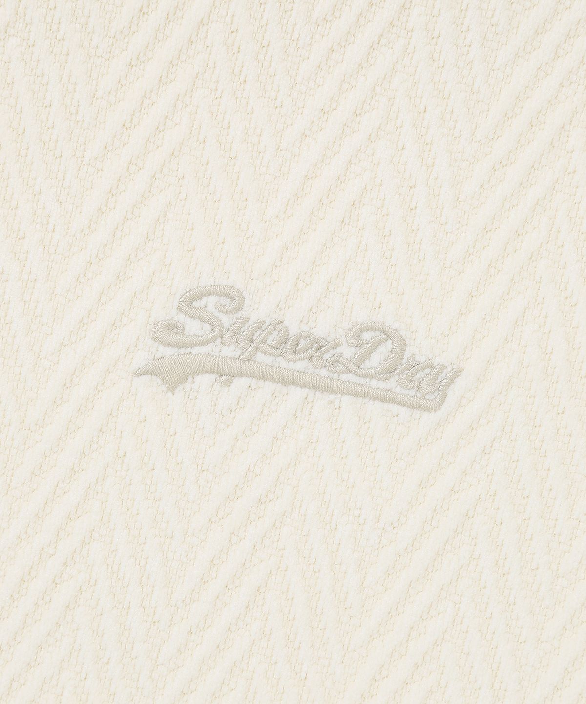 슈퍼드라이(SUPERDRY) W 헤링본 자카드 후드 버터크림