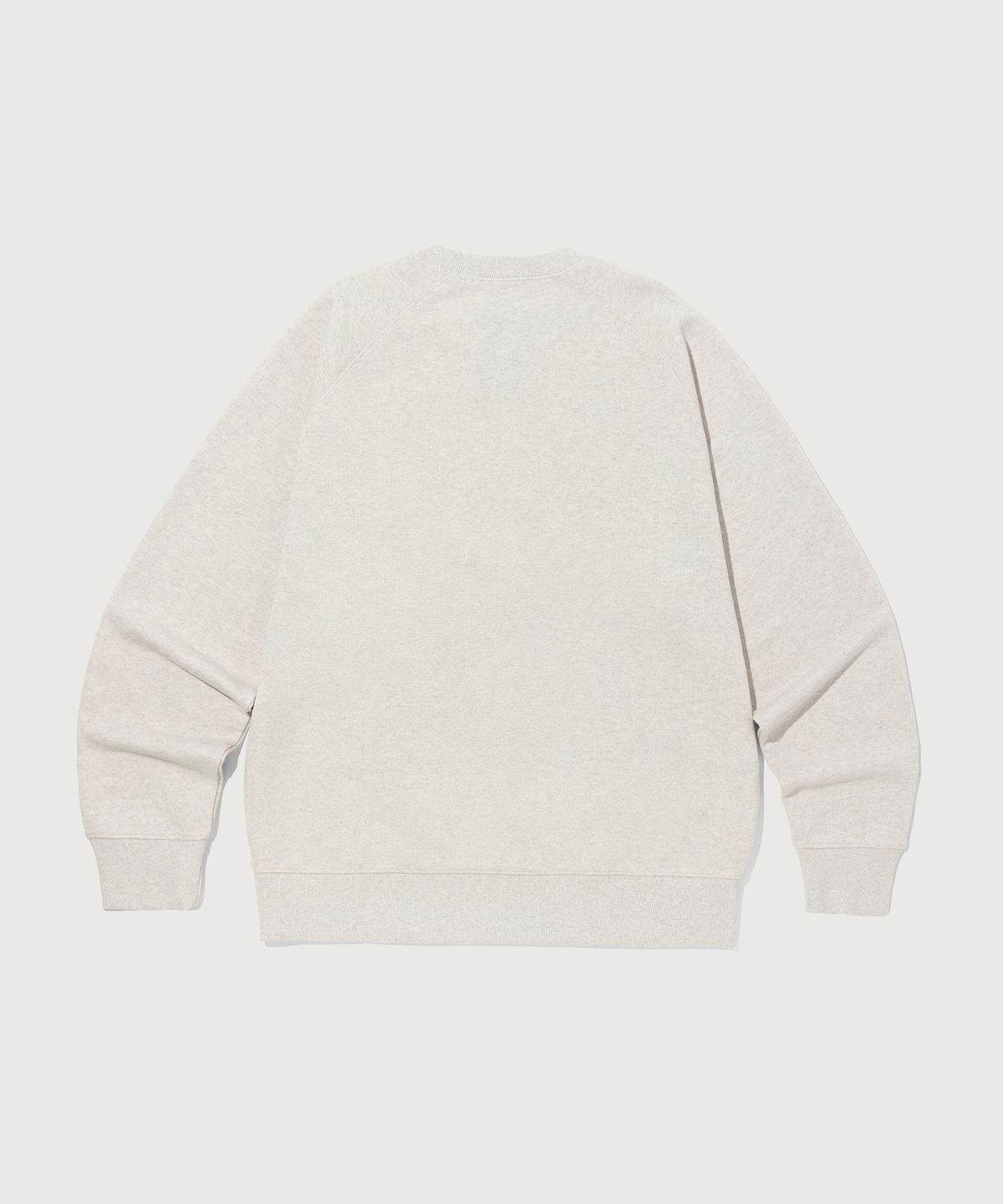 챔피온(CHAMPION) 스몰 로고 루즈핏 스웨트셔츠 Oatmeal