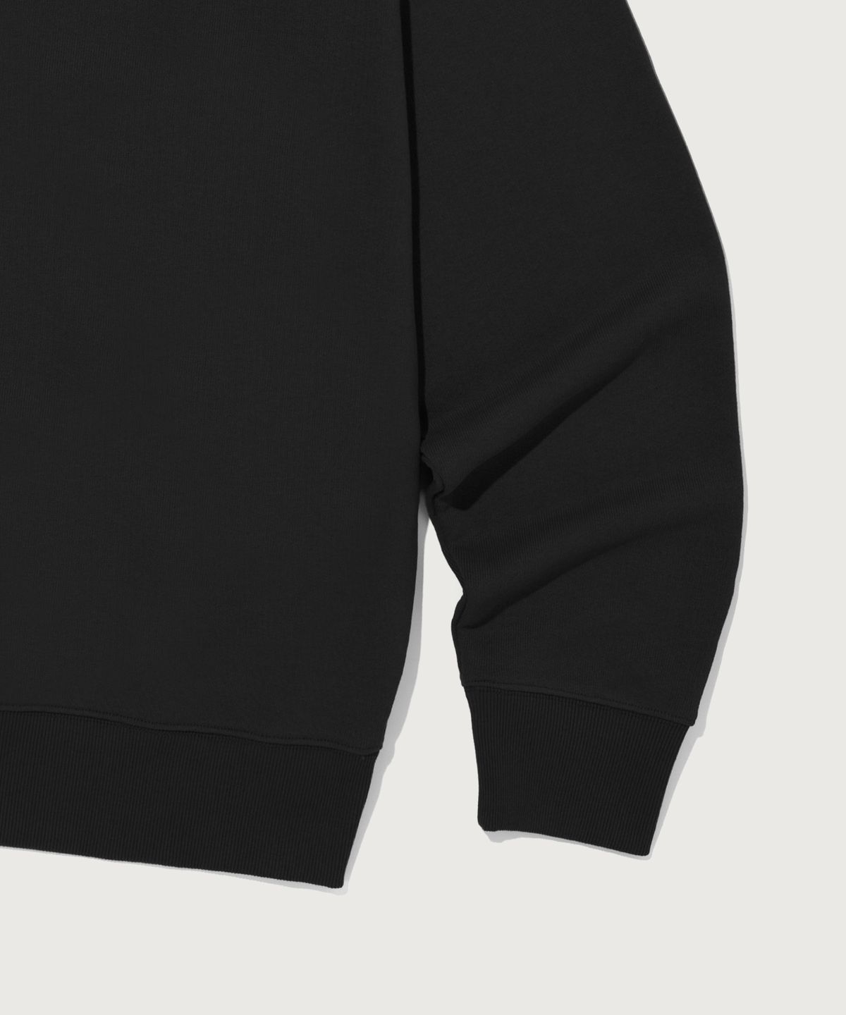 챔피온(CHAMPION) 스몰 로고 루즈핏 스웨트셔츠 Black
