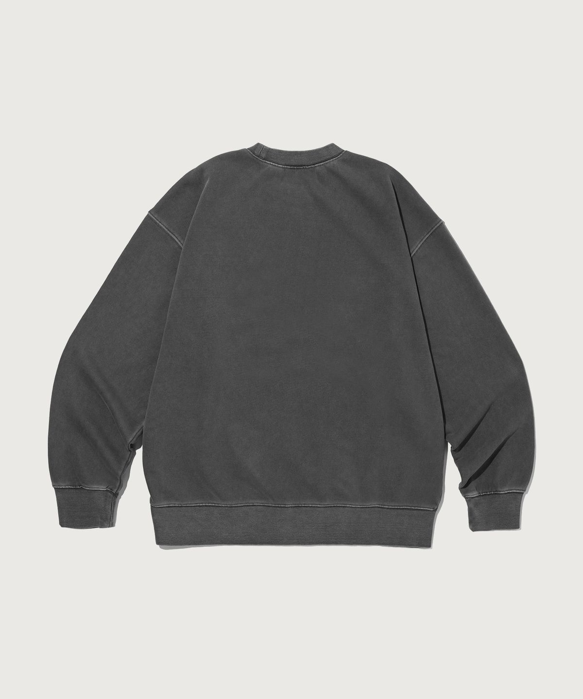 챔피온(CHAMPION) C로고 피그먼트 오버핏 스웨트셔츠 Charcoal