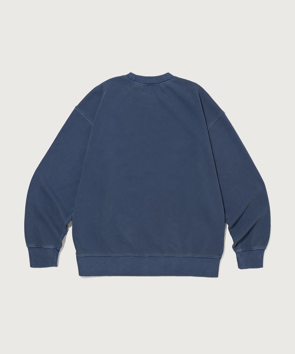 챔피온(CHAMPION) C로고 피그먼트 오버핏 스웨트셔츠 Blue