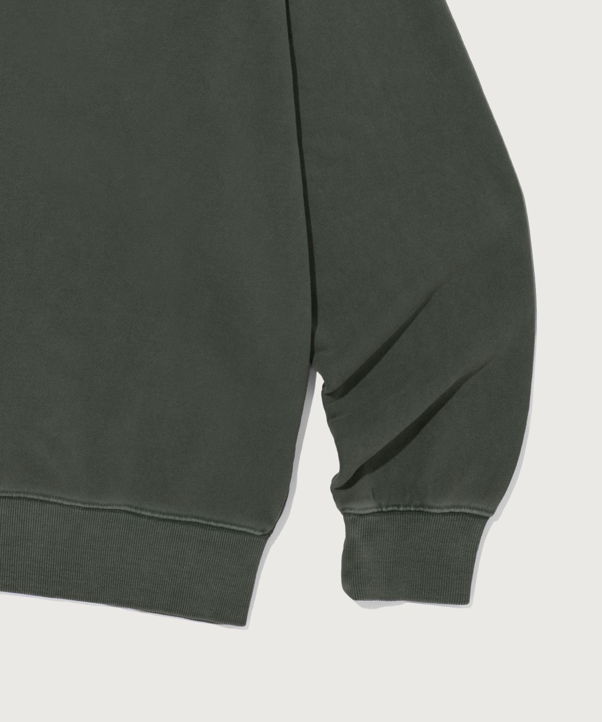 챔피온(CHAMPION) C로고 피그먼트 오버핏 스웨트셔츠 Green