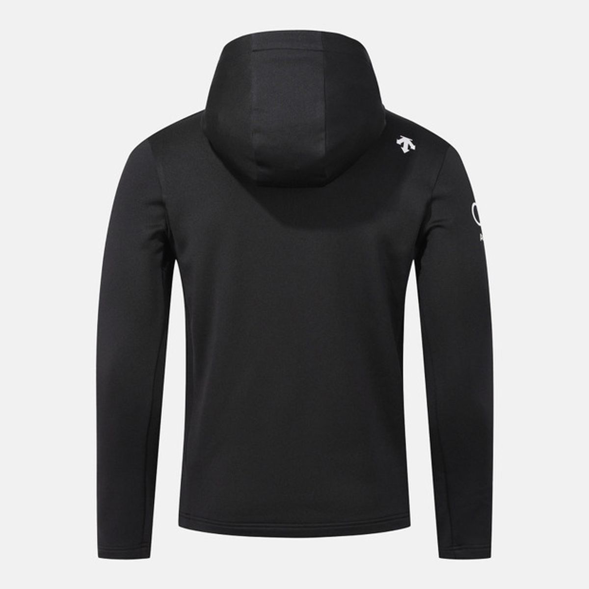 데상트(DESCENTE) 스위스 스키 기모 후드 티셔츠 블랙(SQ421SHDO1)