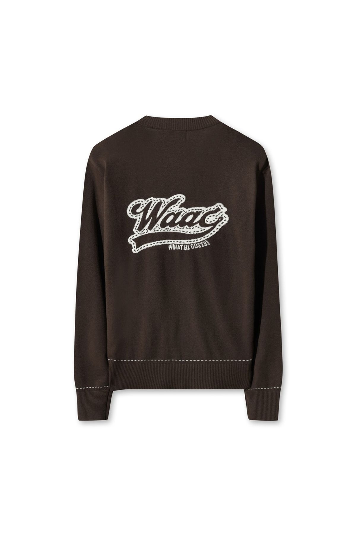 왁(WAAC) Women Stitch Point Knit Cardigan WWWAA25621BRX
