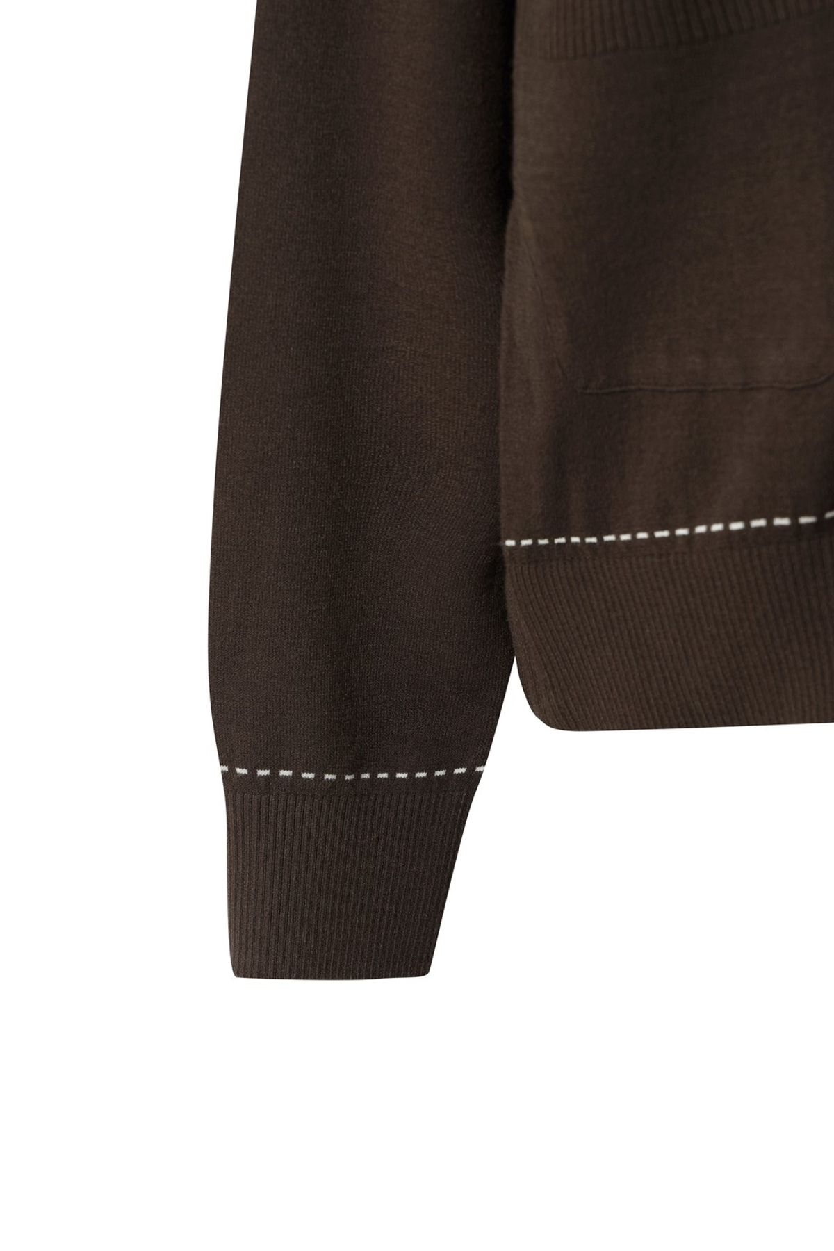 왁(WAAC) Women Stitch Point Knit Cardigan WWWAA25621BRX