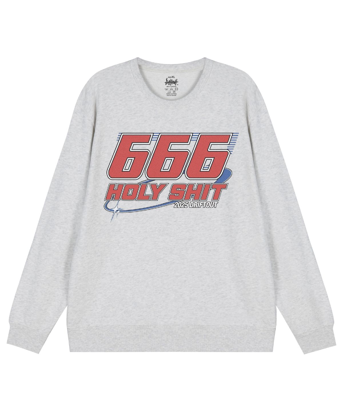 드리프트아웃(DRIFTOUT) 666 홀리 레이싱 스웻셔츠 (3color)
