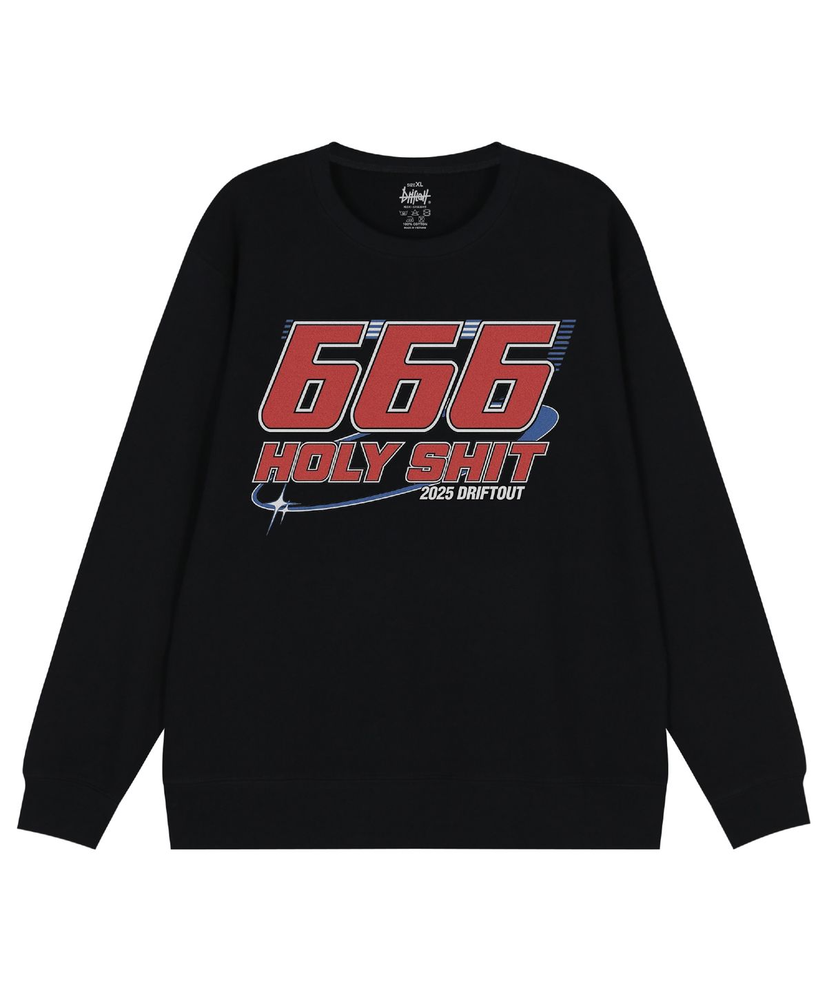 드리프트아웃(DRIFTOUT) 666 홀리 레이싱 스웻셔츠 (3color)