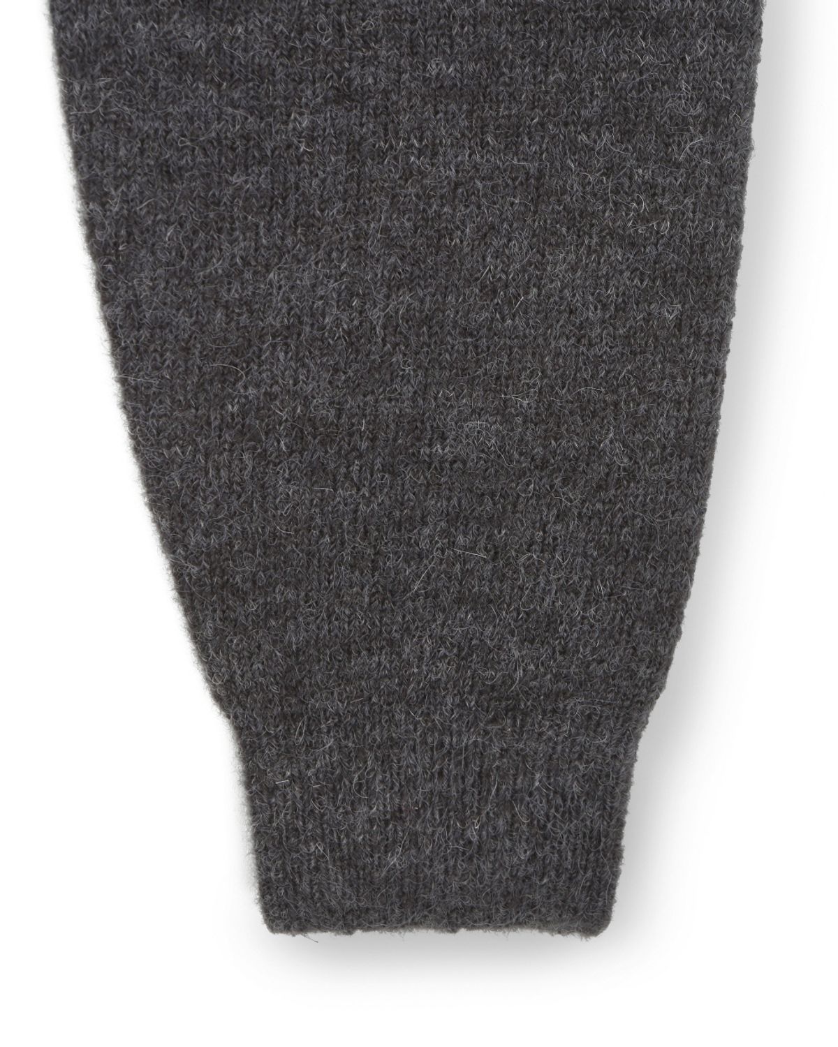 비슬로우(BESLOW) LAYERED COLLAR KNIT MELANGE CHARCOAL