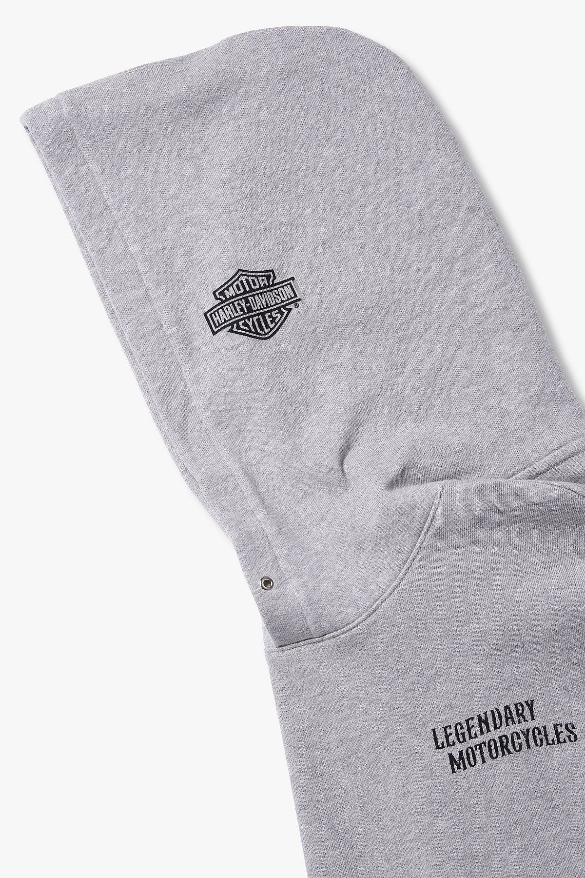 할리데이비슨 컬렉션스®(HARLEY-DAVIDSON COLLECTIONS®) [Korea] 플레임 타이거 풀오버 후디_멜란지 그레이 HH15309321