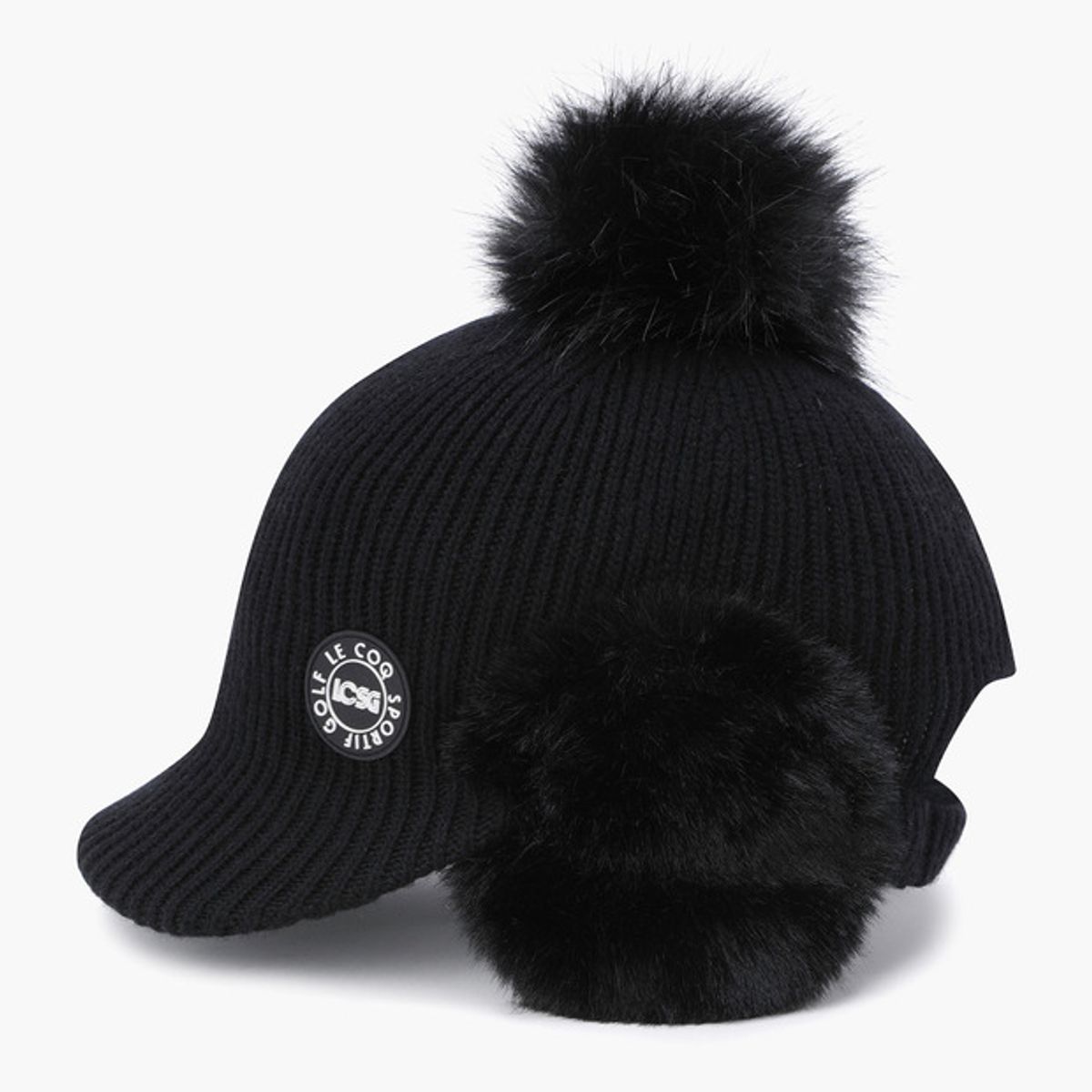 르꼬끄 골프(LECOQ GOLF) 여성 방울 귀도리 니트캡 (GQ322LCP92)