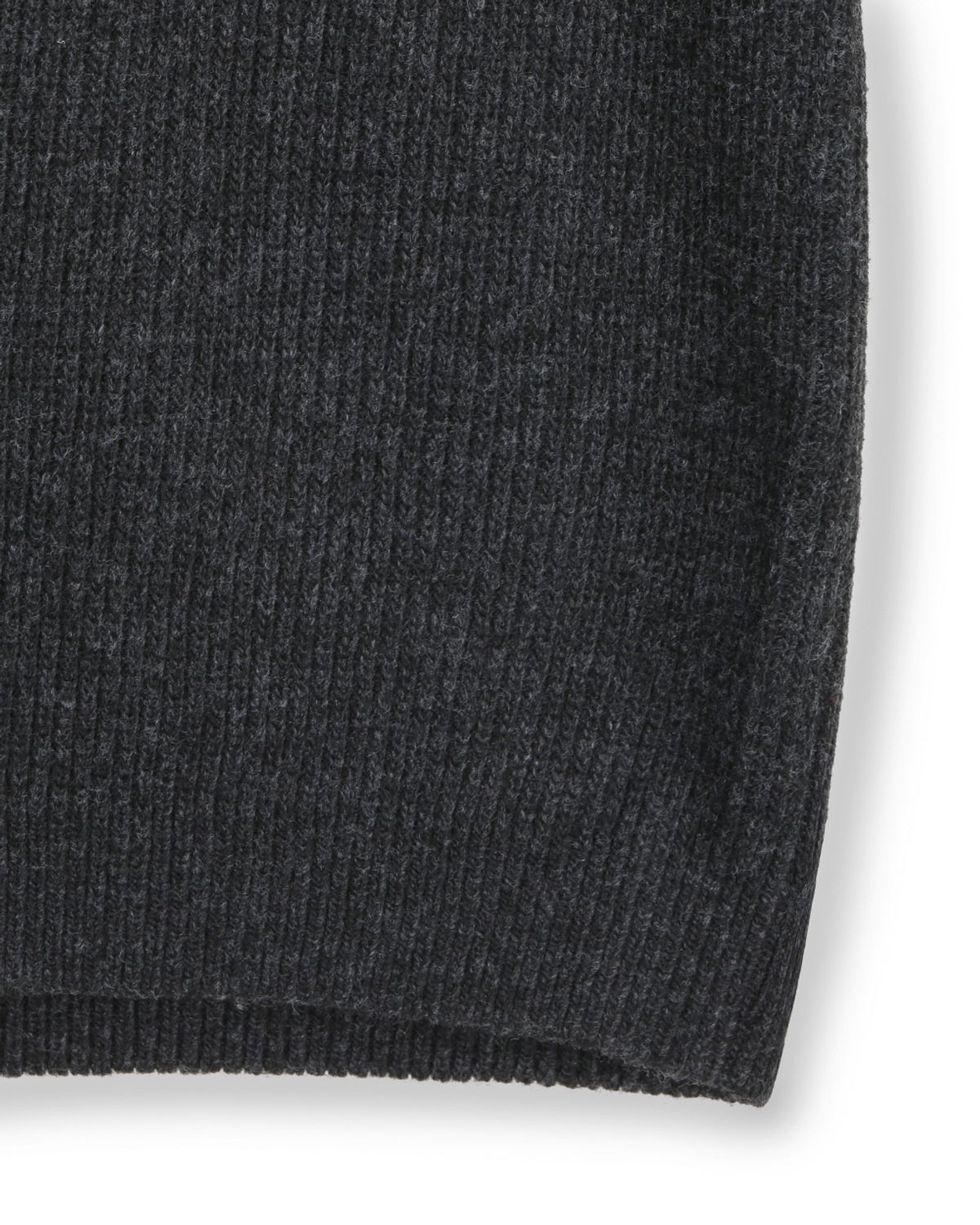 비슬로우(BESLOW) CASHMERE BLENDED CREW NECK CARDIGAN MELANGE CHARCOAL