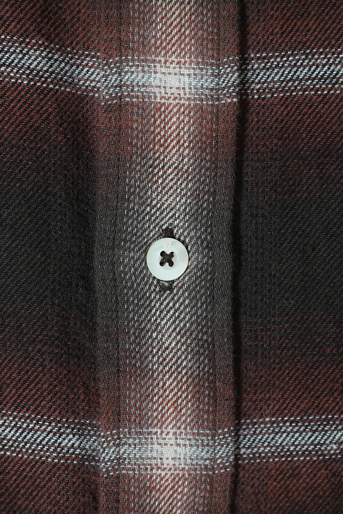 홀리선(HORLISUN) Madison Ombre Check Shirt Brick