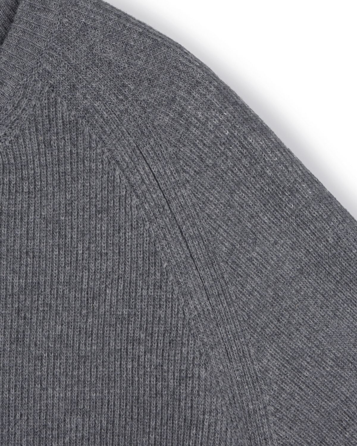 비슬로우(BESLOW) CASHMERE BLENDED CREW NECK CARDIGAN GREY