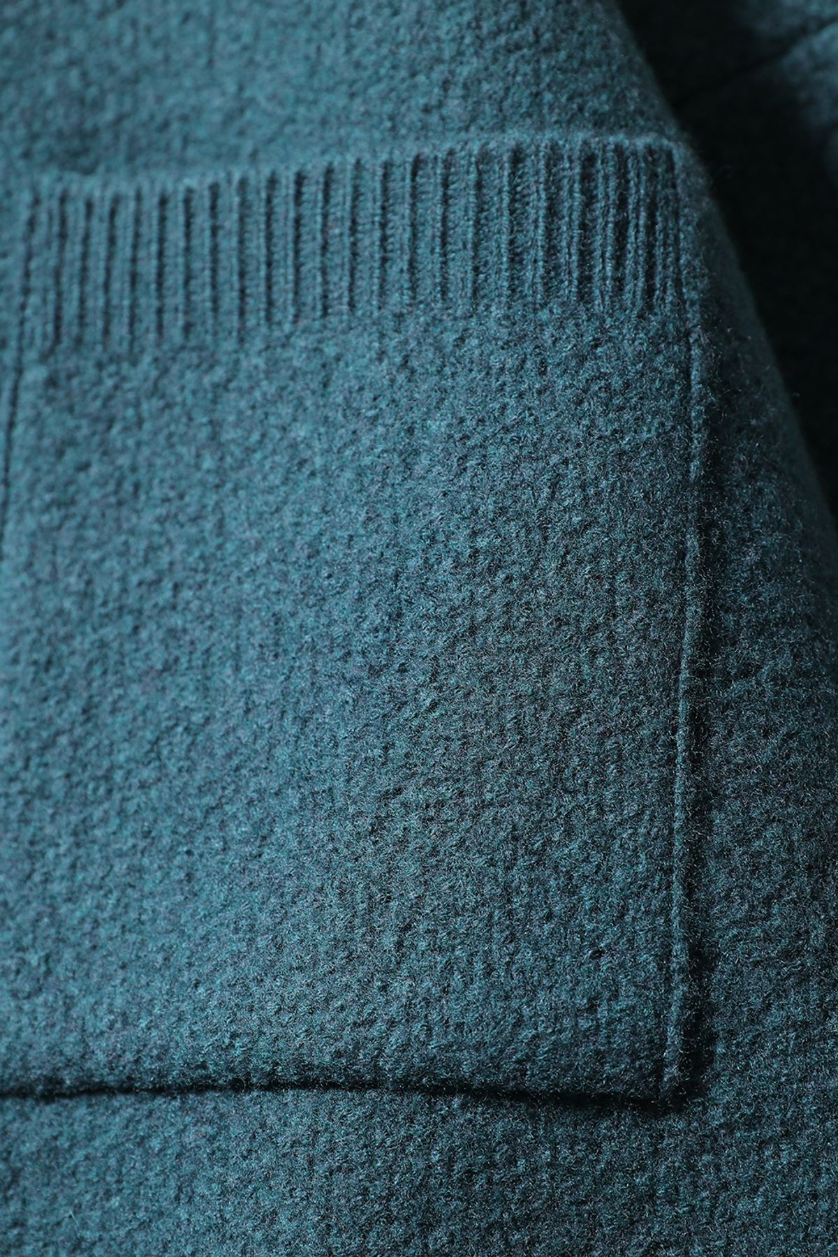 홀리선(HORLISUN) Northyork Boiled Wool Crewneck Knit Evergreen