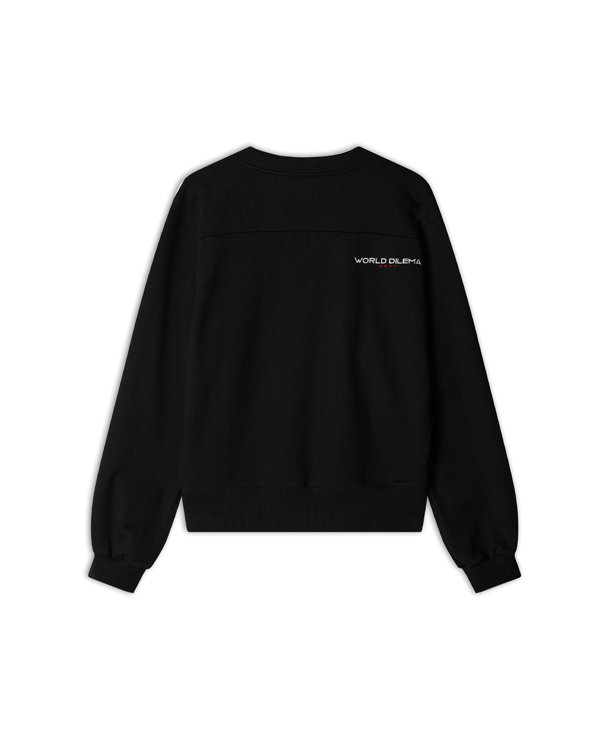 월드딜레마(WORLDDILEMA) RACER Rugby Fit Sweatshirts (Black)