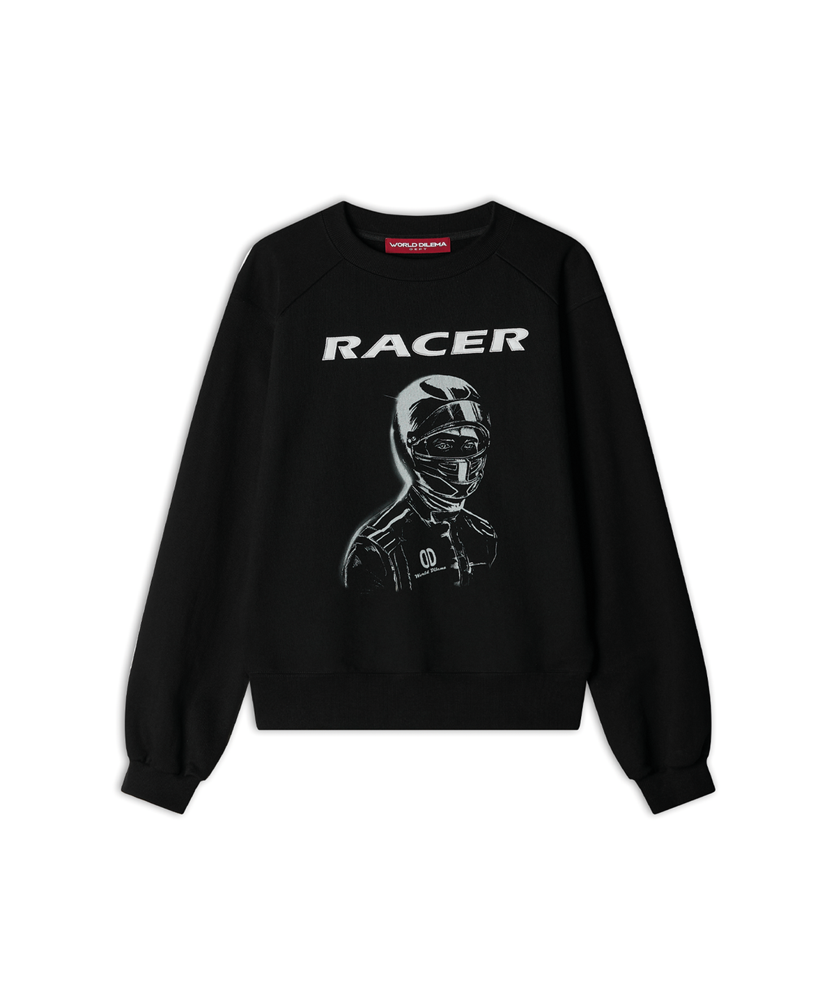 월드딜레마(WORLDDILEMA) RACER Rugby Fit Sweatshirts (Black)