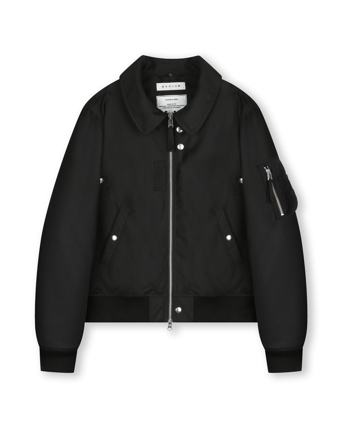 비슬로우(BESLOW) 3M THINSULATE B-15 FLIGHT JACKET BLACK