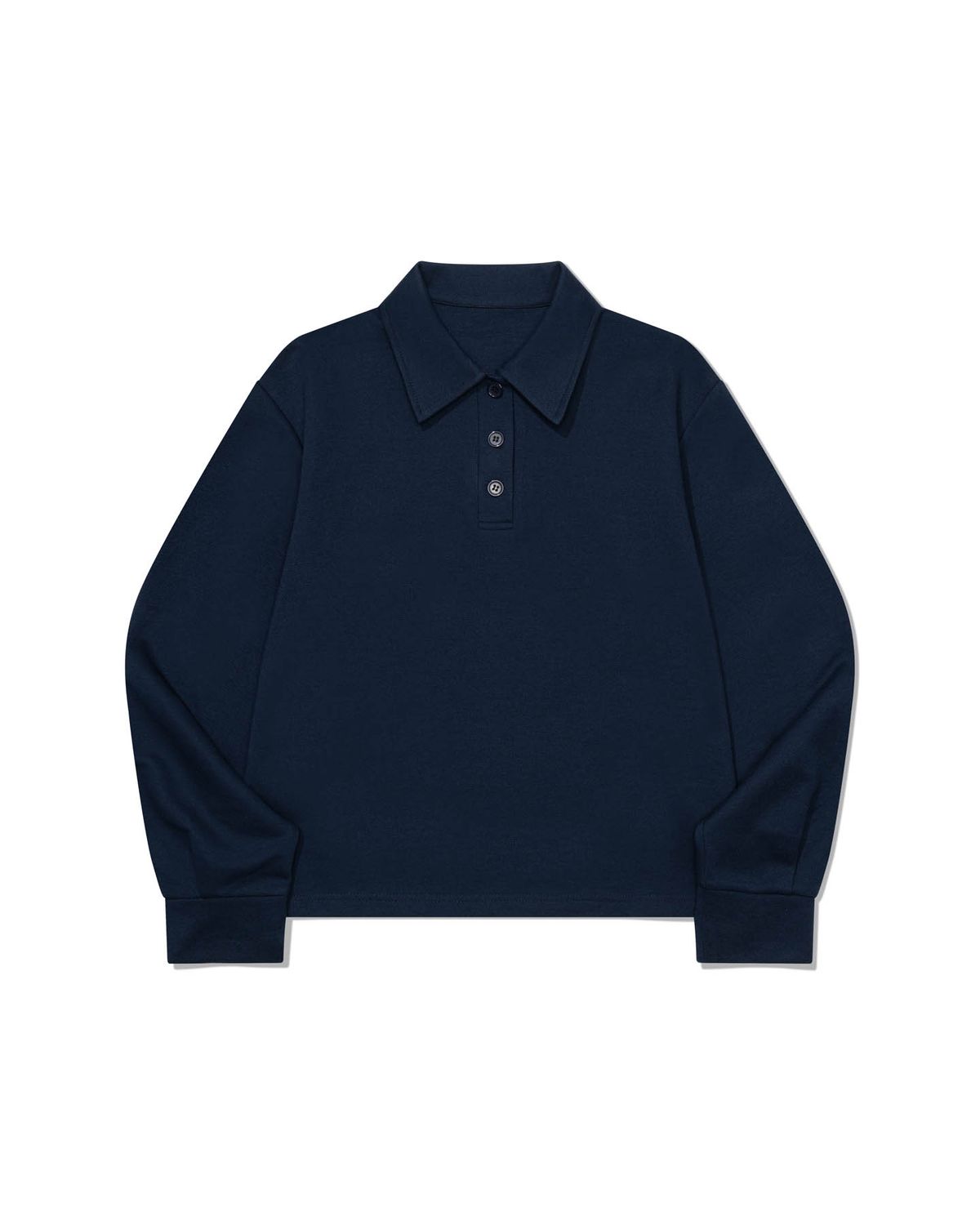 모아(MOAA) Solid Tone Polo Shirt (NAVY)