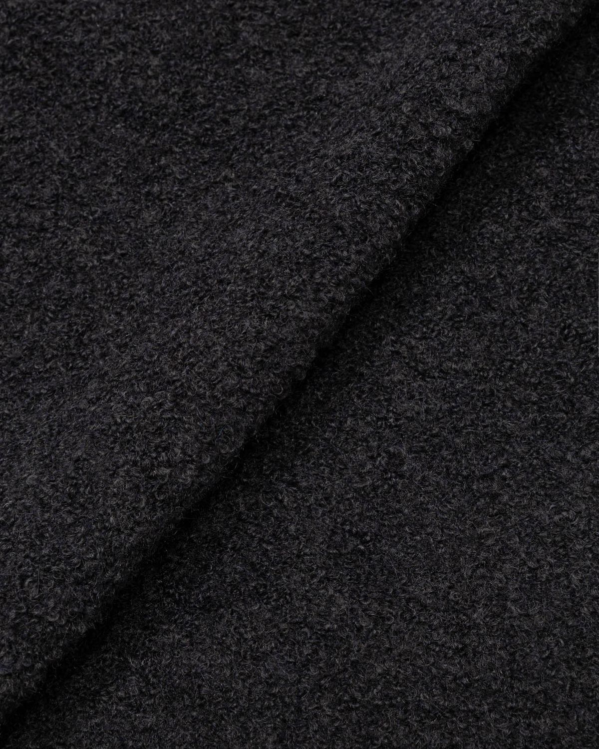 모아(MOAA) Bouclé Knit Pullover (CHARCOAL)