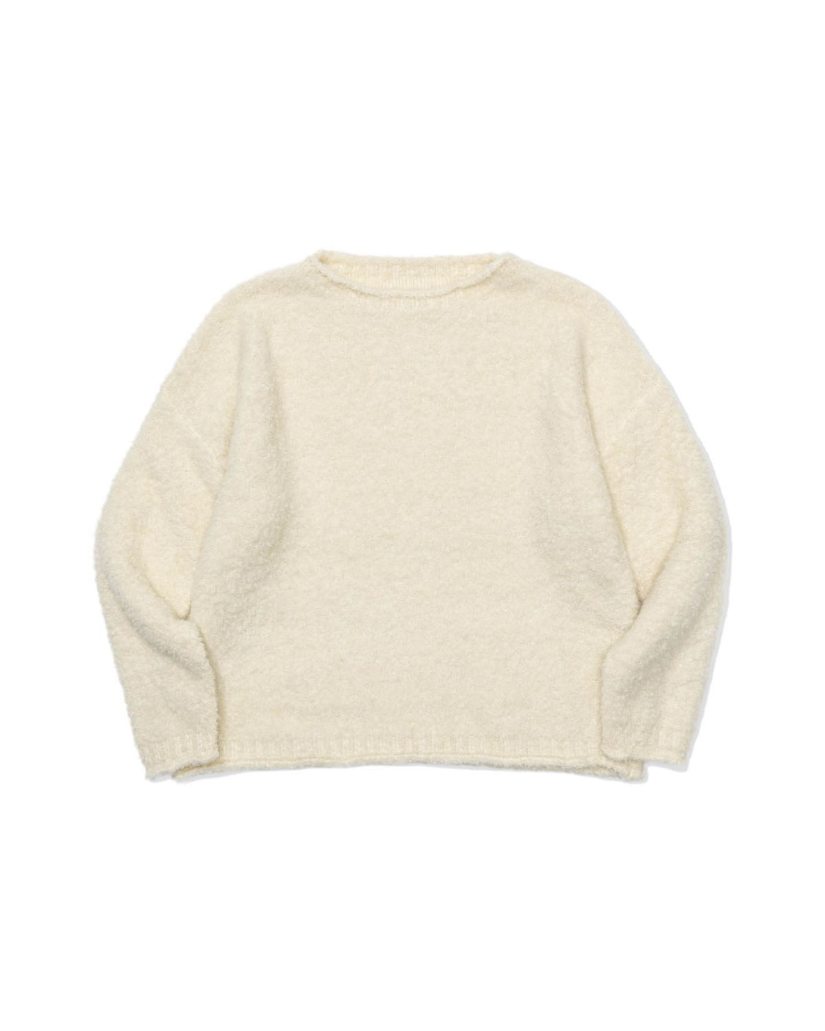 모아(MOAA) Bouclé Knit Pullover (IVORY)