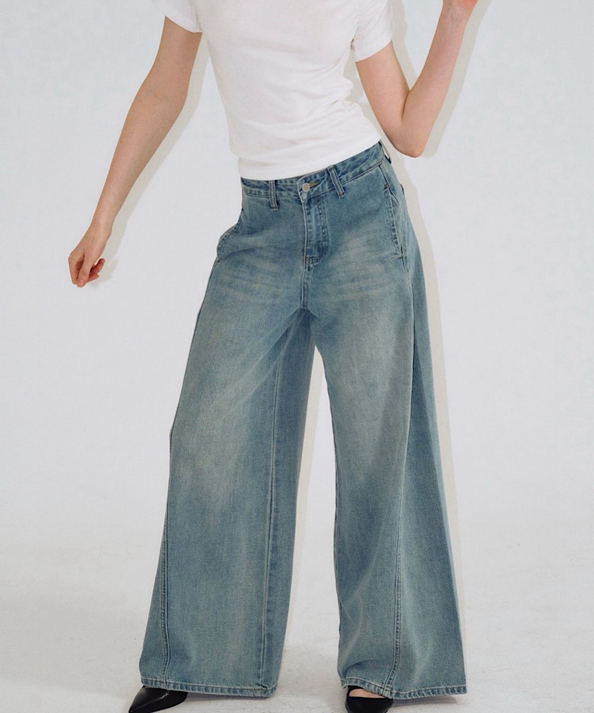 아포엠(APOEM) Wide Denim