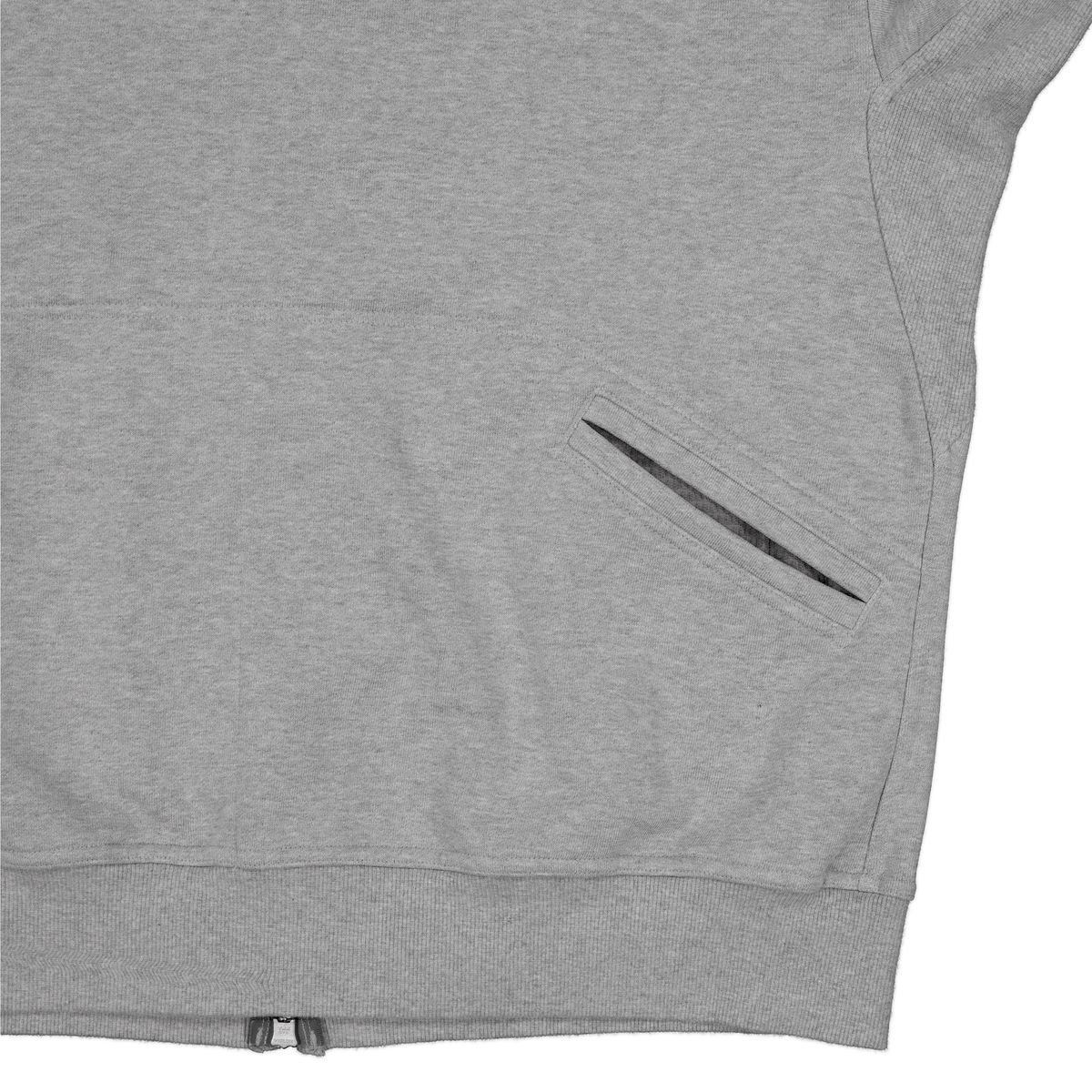 휴머러스 어카운트(HUMOROUS ACCOUNT) THERMAL ZIP-UP HOODIE / MELANGE GRAY
