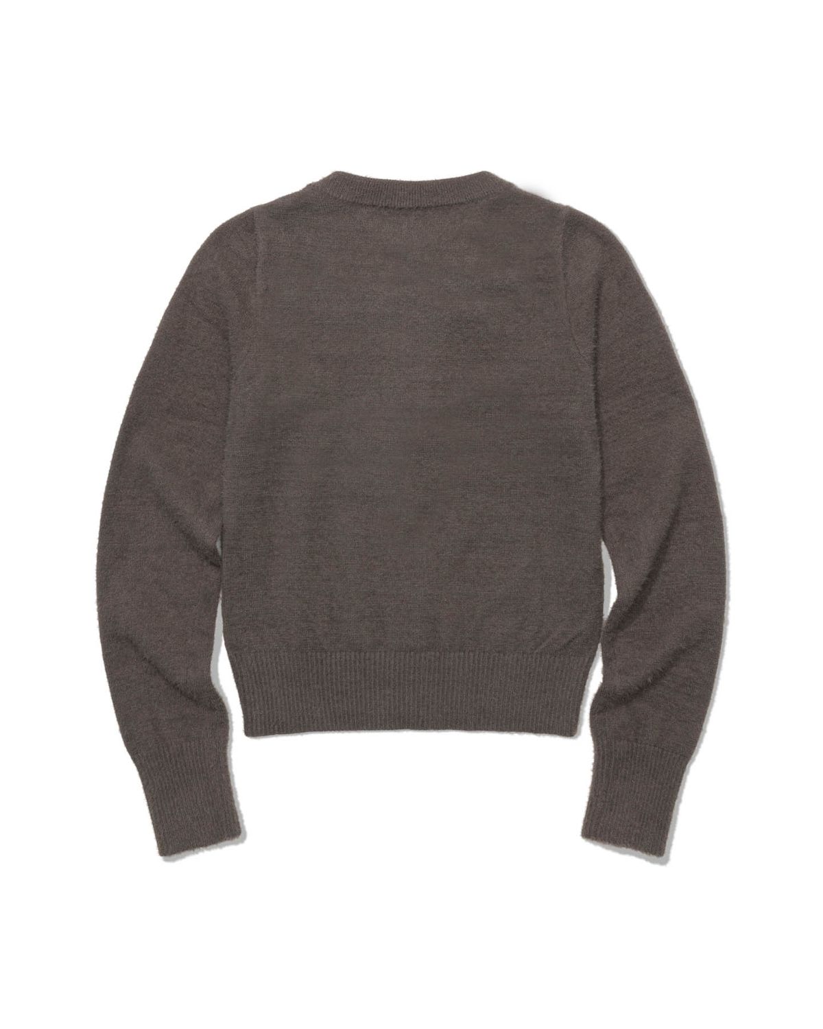 모아(MOAA) Soft Fuzzy Knit Cardigan (BEIGE)