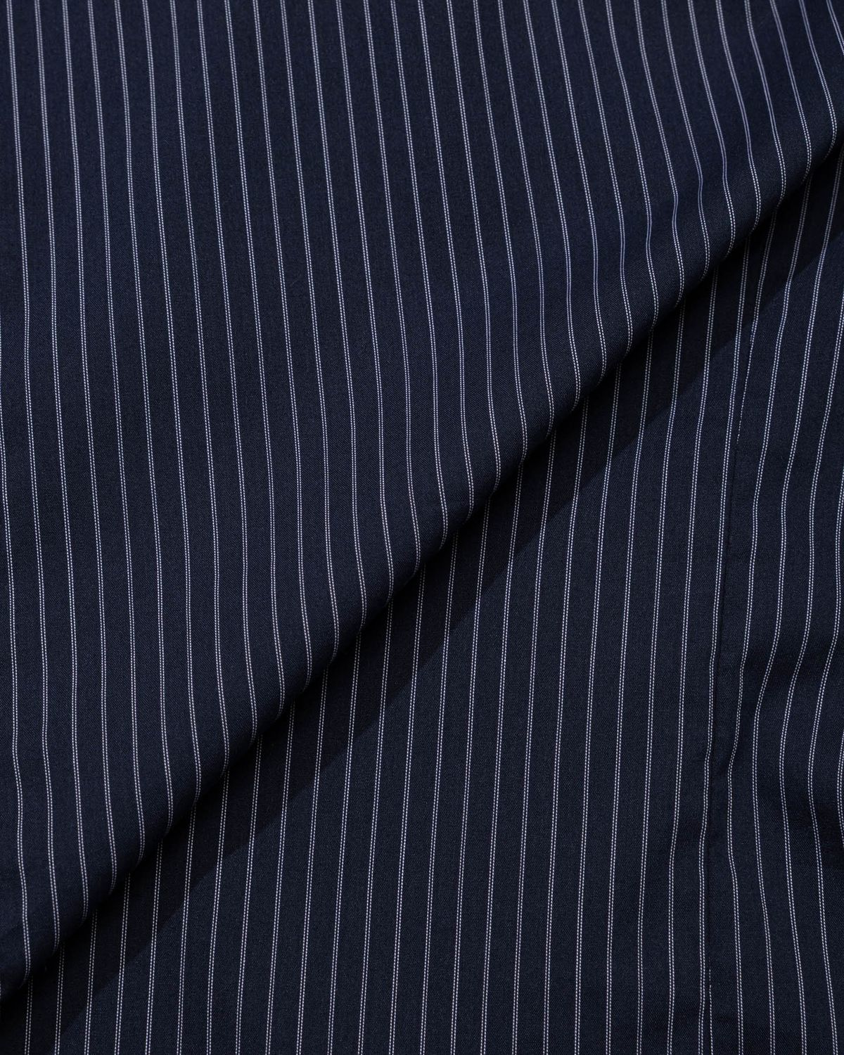 모아(MOAA) Stripe Gather Shirt (NAVY)