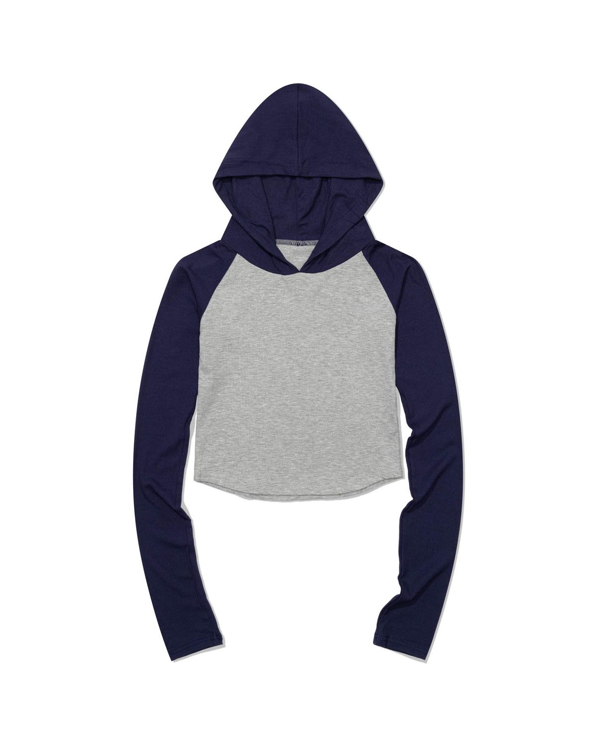 모아(MOAA) Dual Tone Raglan Hoodie (NAVY)