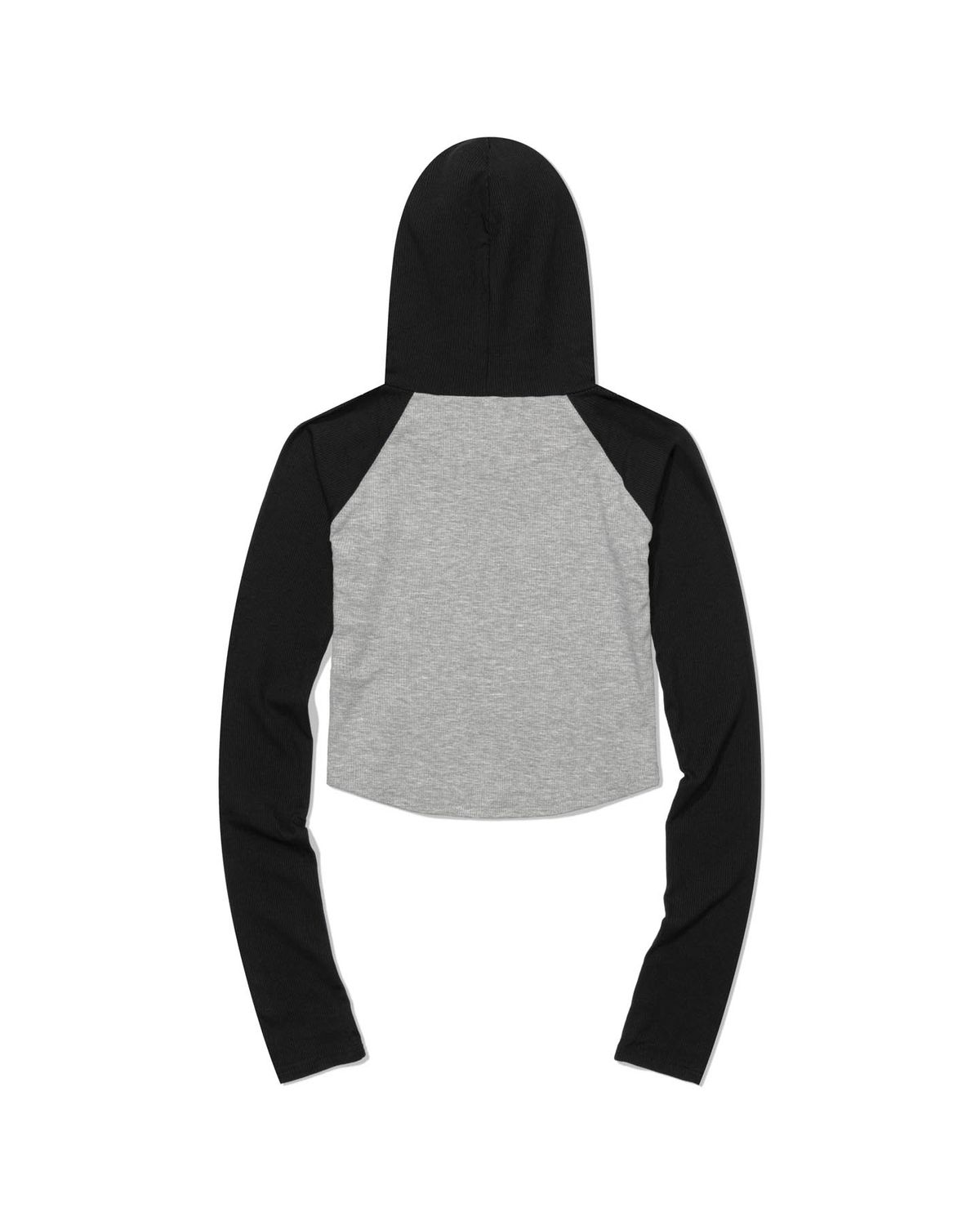 모아(MOAA) Dual Tone Raglan Hoodie (BLACK)
