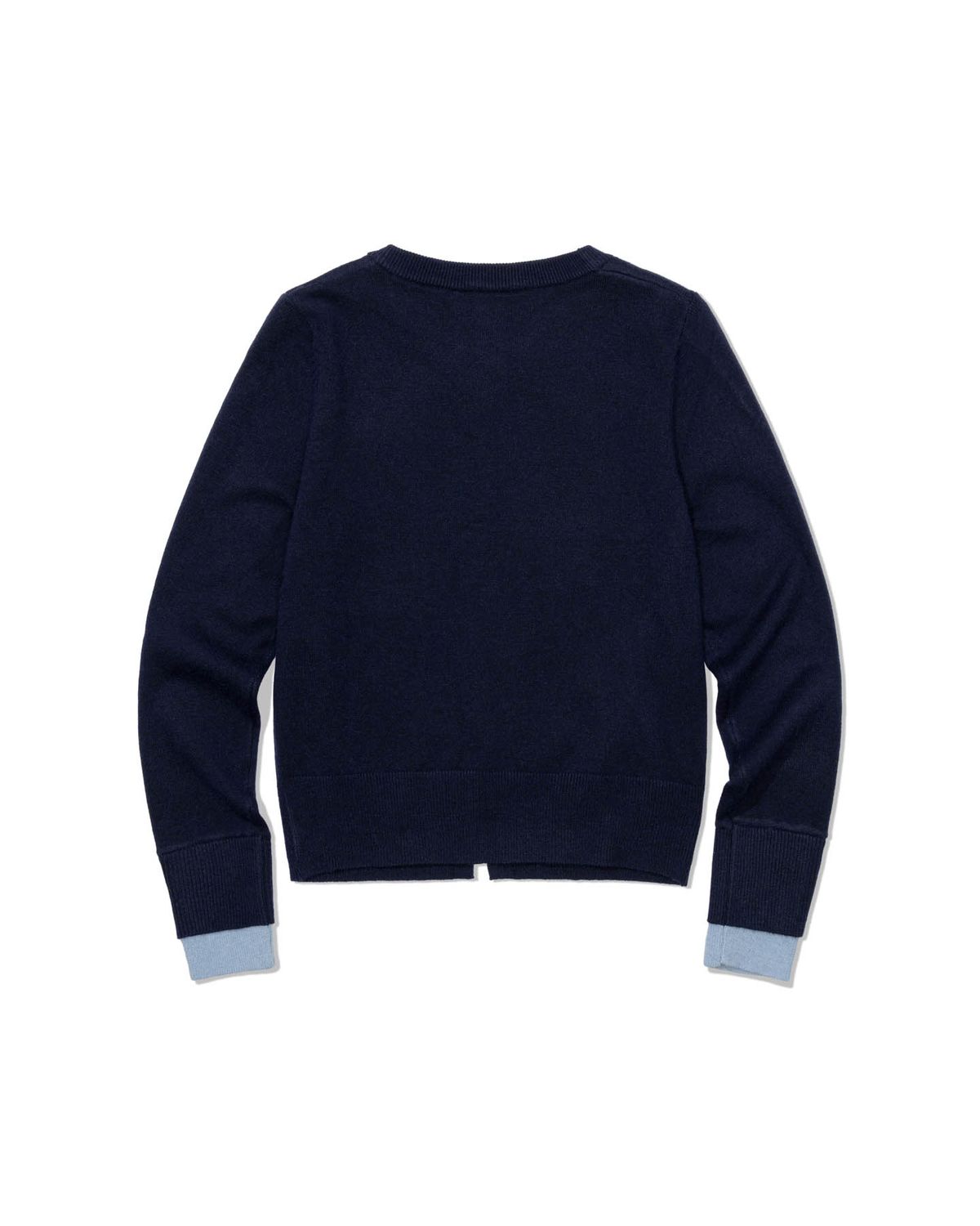 모아(MOAA) Dual weave Trim Cardigan (NAVY)
