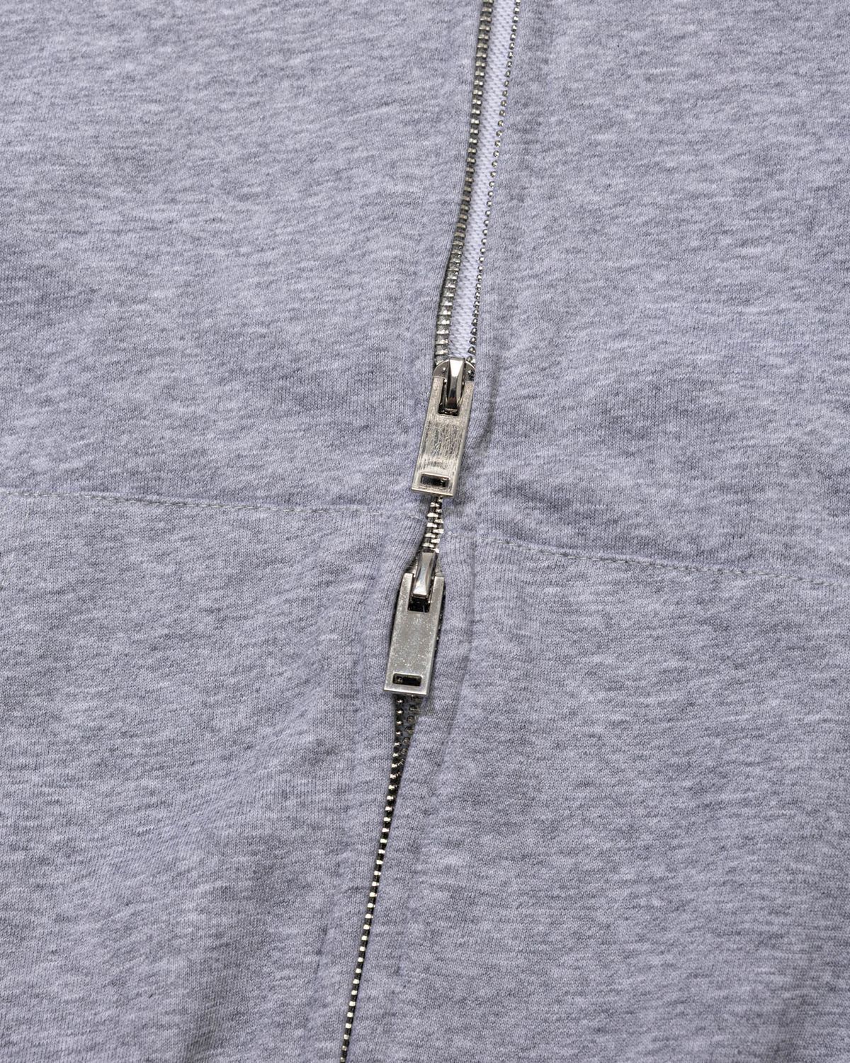모아(MOAA) Cropped Zip Hoodie (GRAY)