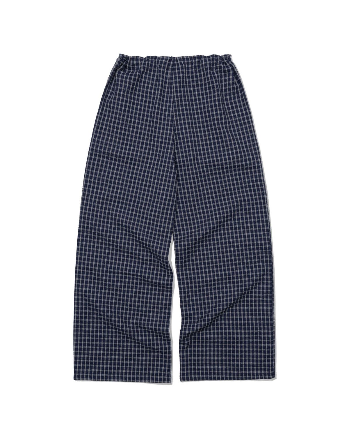 모아(MOAA) CHECKED LOUNGE PANTS (NAVY)