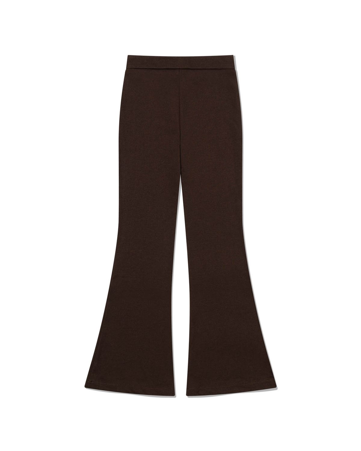 모아(MOAA) Hidden Zip Flare Pants (BROWN)