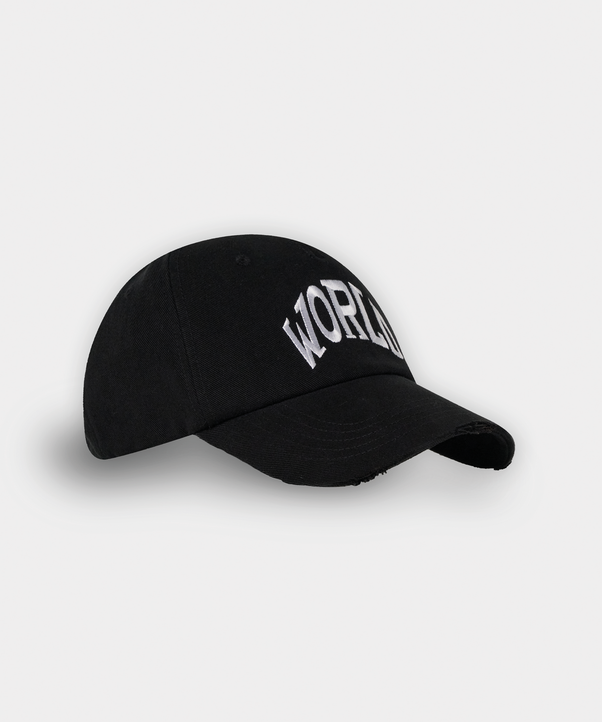 월드딜레마(WORLDDILEMA) WORLD Embroidery Cap (Black)