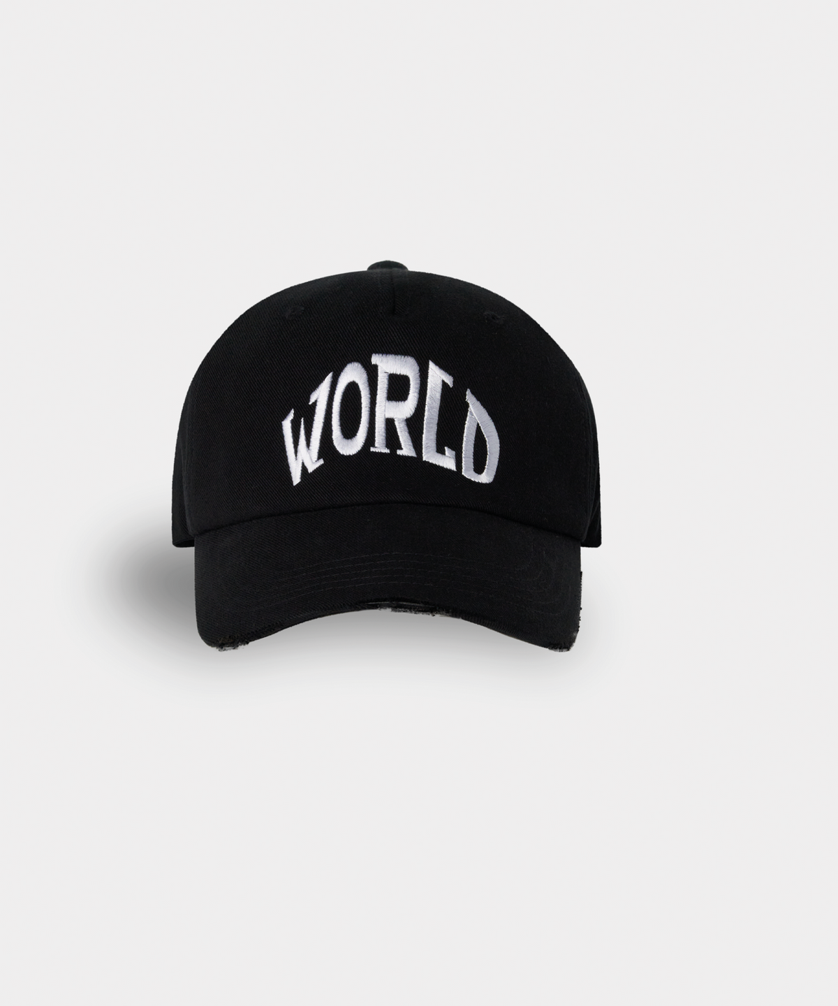 월드딜레마(WORLDDILEMA) WORLD Embroidery Cap (Black)