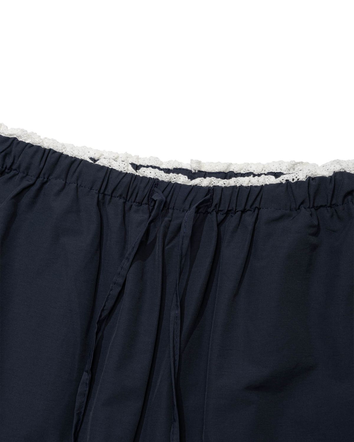 모아(MOAA) Lace Trim Lounge Pants (Fade NAVY)