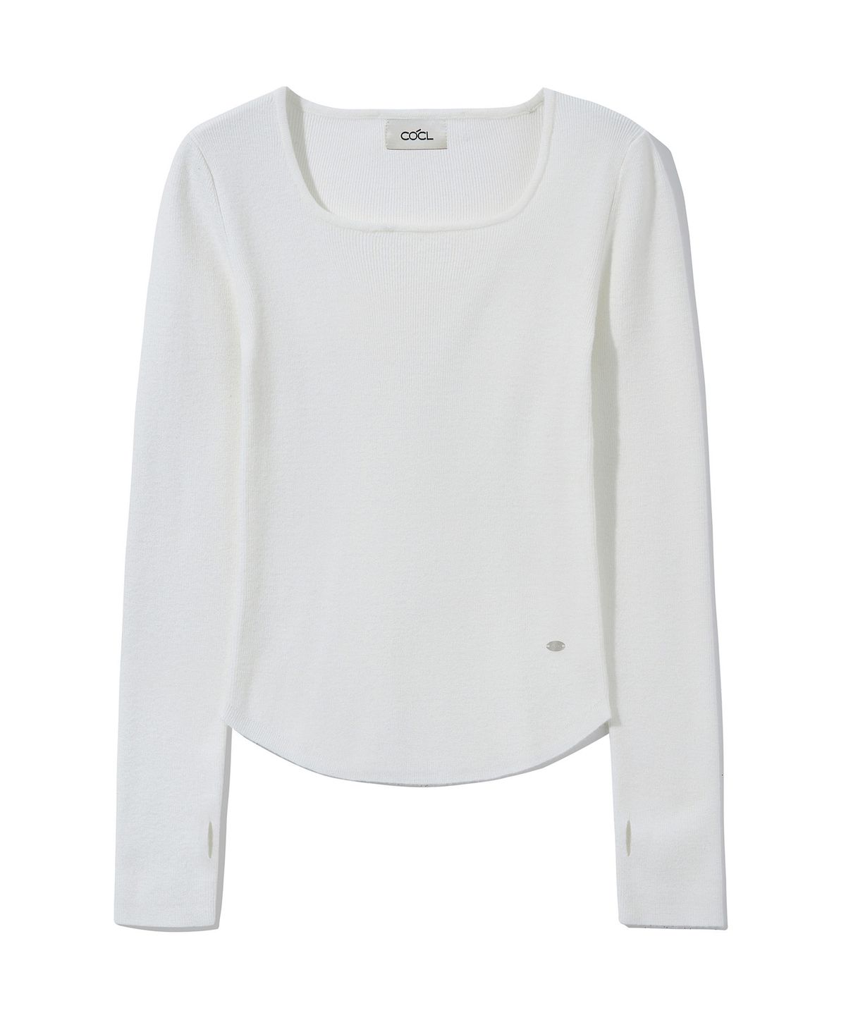 커스텀어클락 우먼(COSTUMEOCLOCK WOMAN) 슬림 스퀘어넥 골지 니트 8 COLOR COWKT005