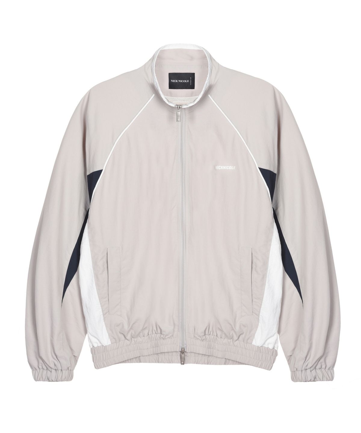 닉앤니콜(NICK&NICOLE) PIPING TRACKSUIT JACKET_GRAY