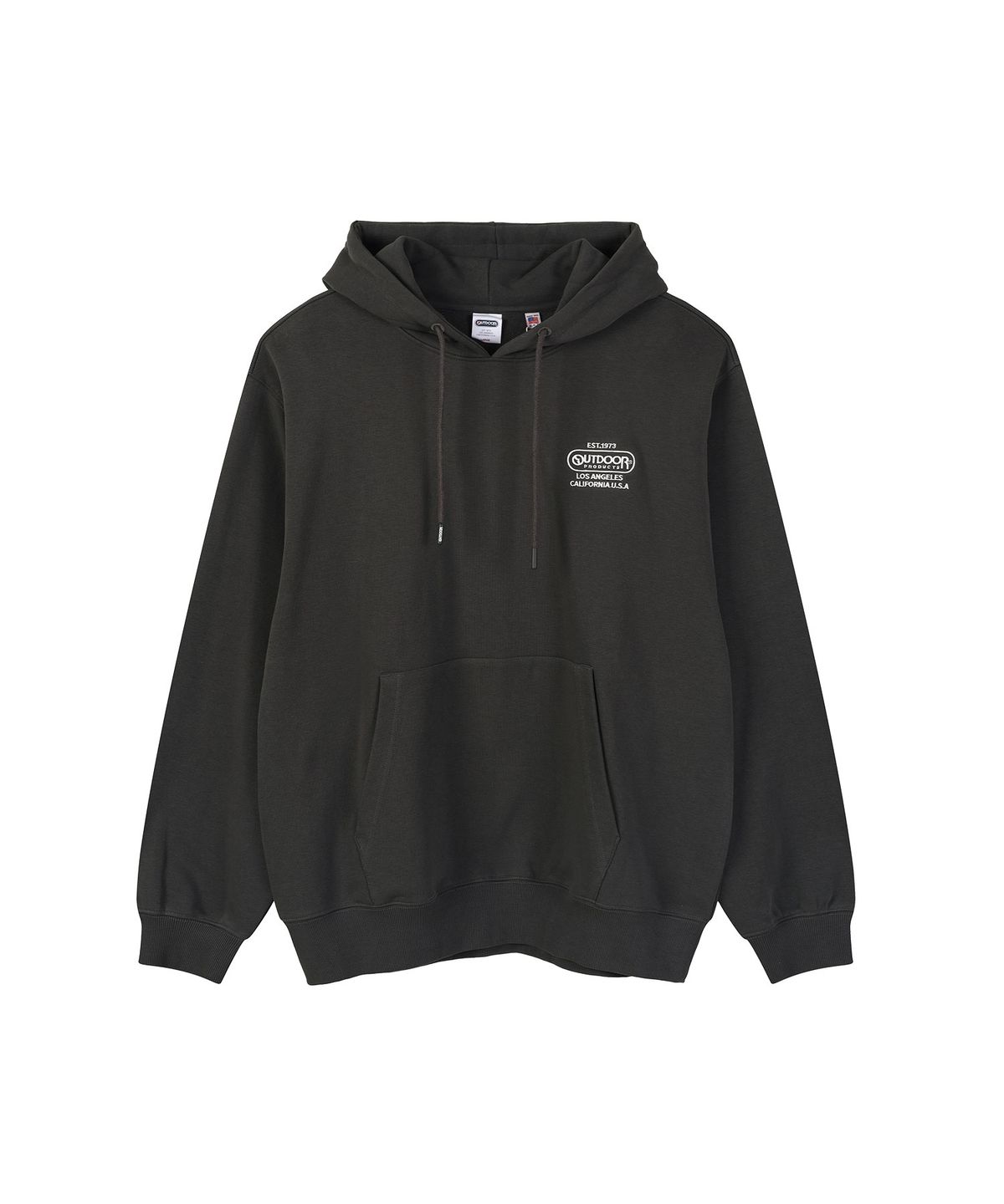 아웃도어 프로덕츠(OUTDOOR PRODUCTS) MULTI LOGO HOODIE (CHARCOAL)