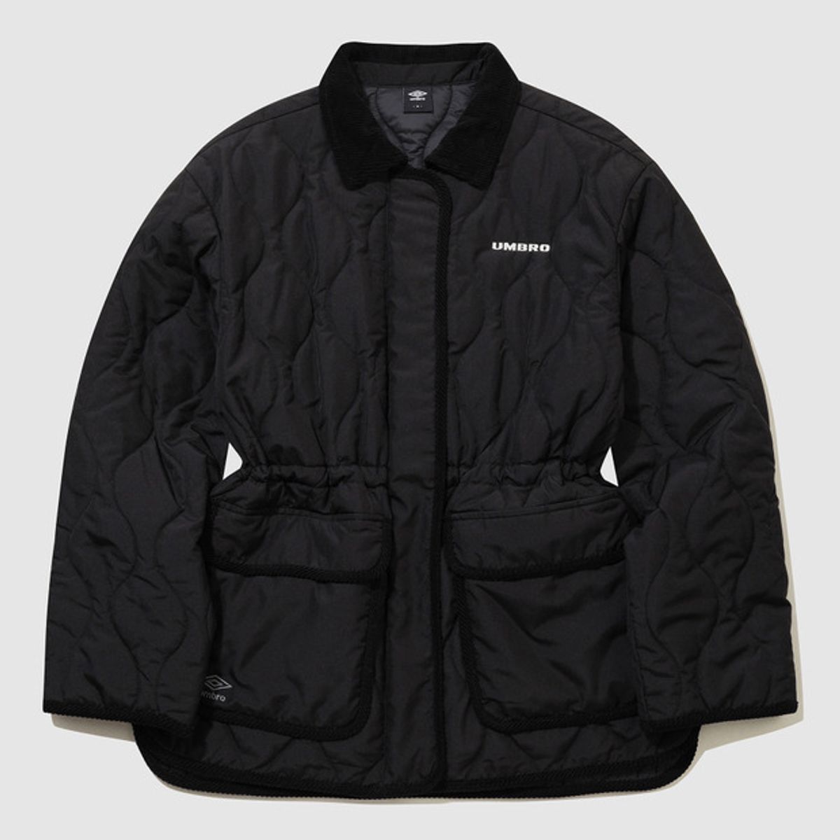 엄브로(UMBRO) 우먼스 카라형 중힙 패딩 자켓 블랙(UQ322CPJ94)