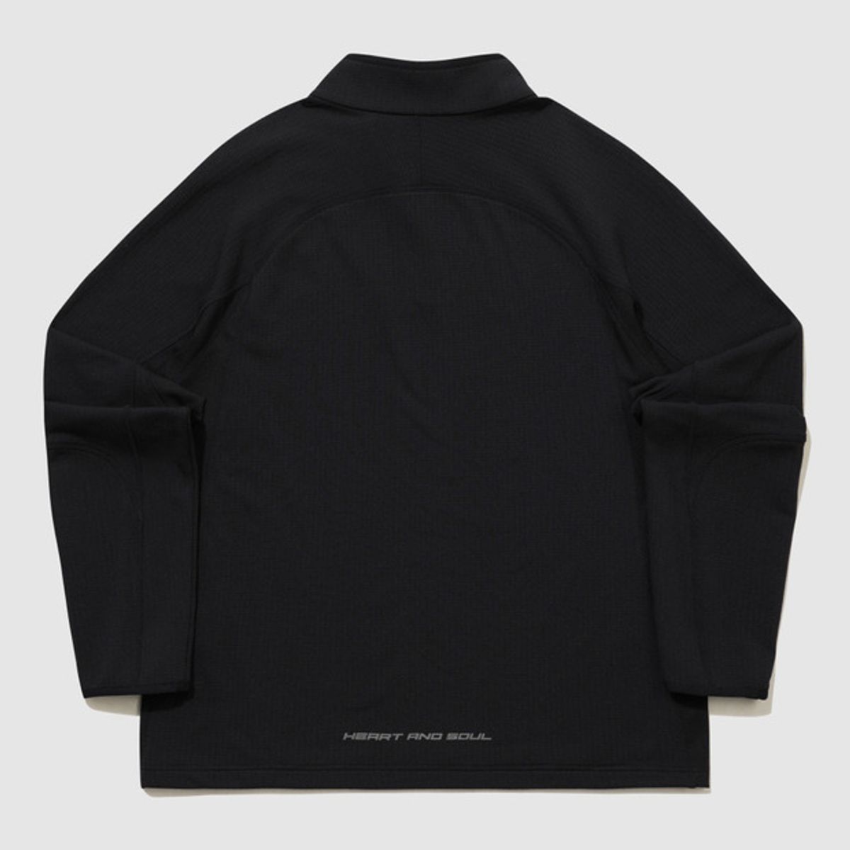 엄브로(UMBRO) 나이트런 그리드 플리스 하프 집업 블랙(UQ321SFS91)