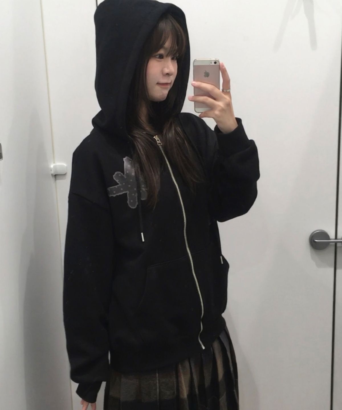 그레이버(GRAVER) [UNISEX]DOTS GRAV 후드집업_2color