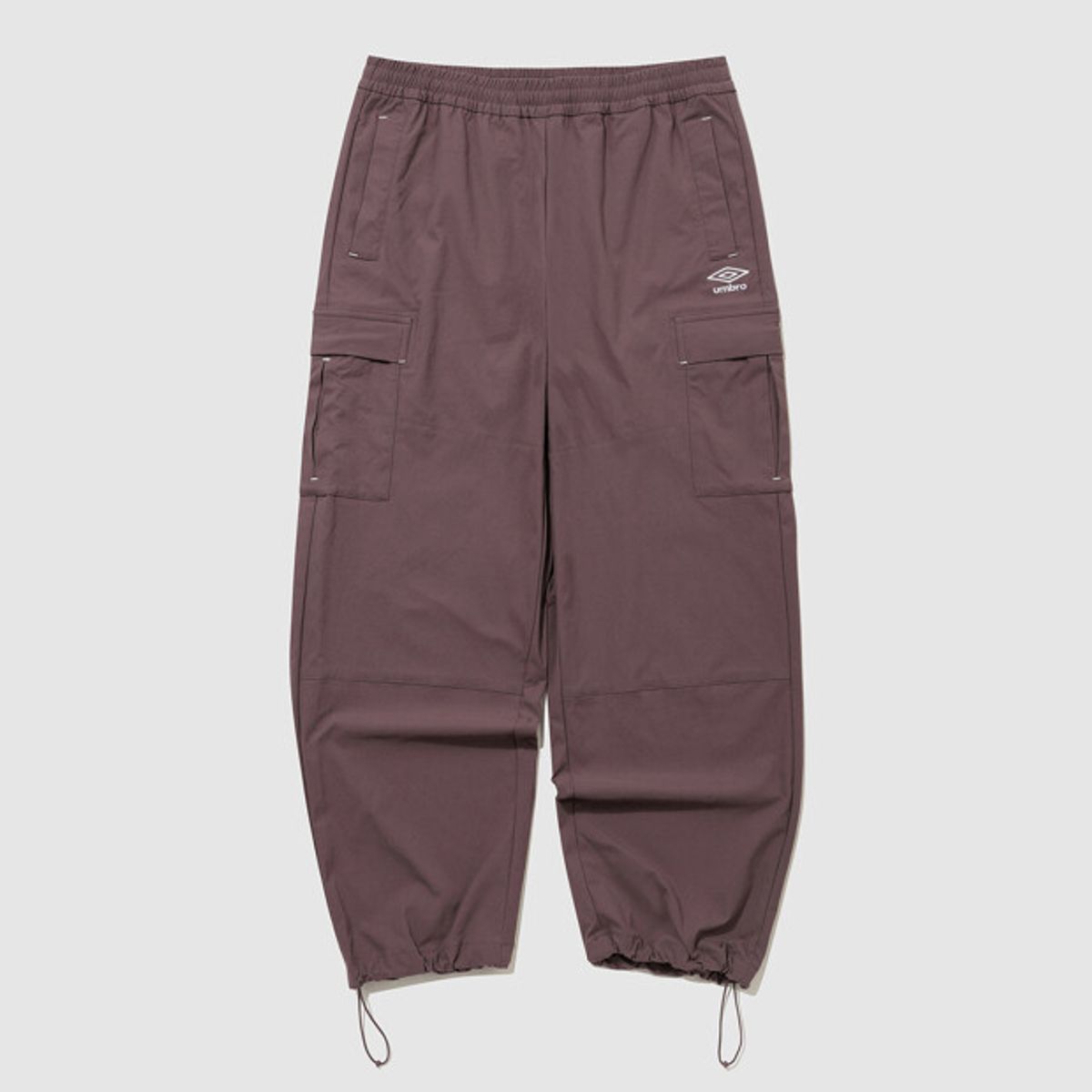 엄브로(UMBRO) 면터치 나일론 카고 스트레이트 팬츠 브라운(UQ323CPT95)
