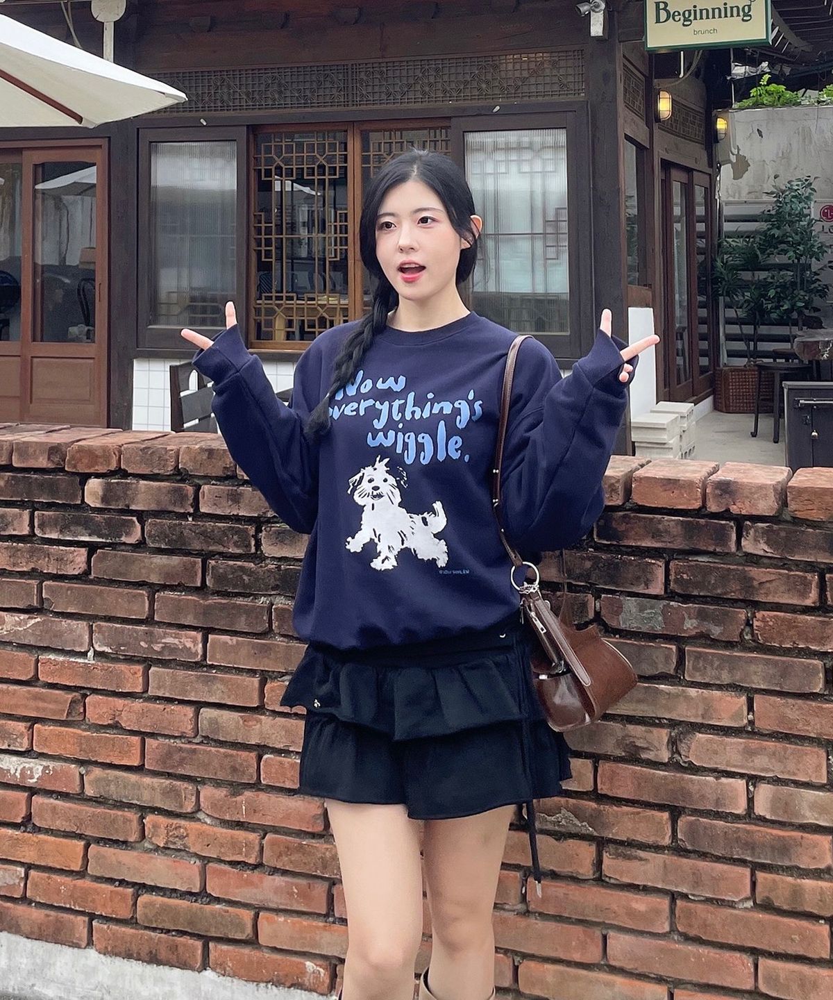 소이렌(SOYLEN) 위글 스웨트셔츠 (네이비)