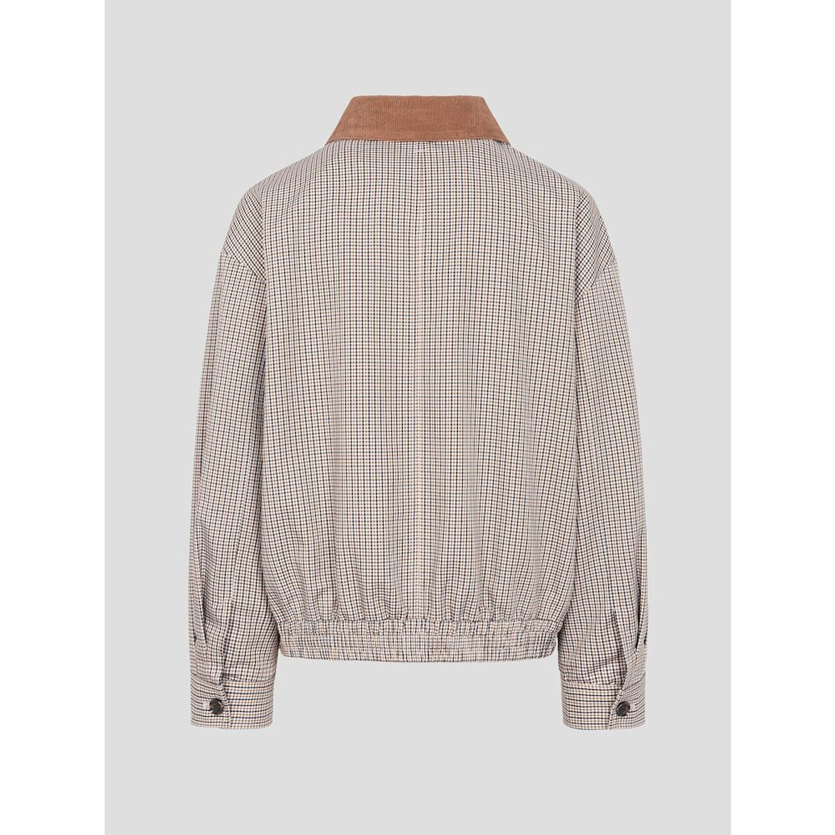 빈폴 레이디스(BEANPOLE LADIES) [B. my] 클래식 체크 헤링턴 점퍼  브라운 (BF5839N03D)