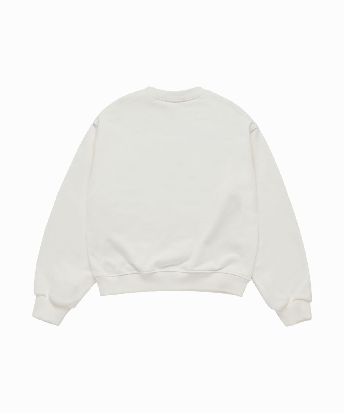 아크메드라비(ACME DE LA VIE) WOMAN ROUND FONT LETTERING CROP SWEATSHIRT (3 COLOR)