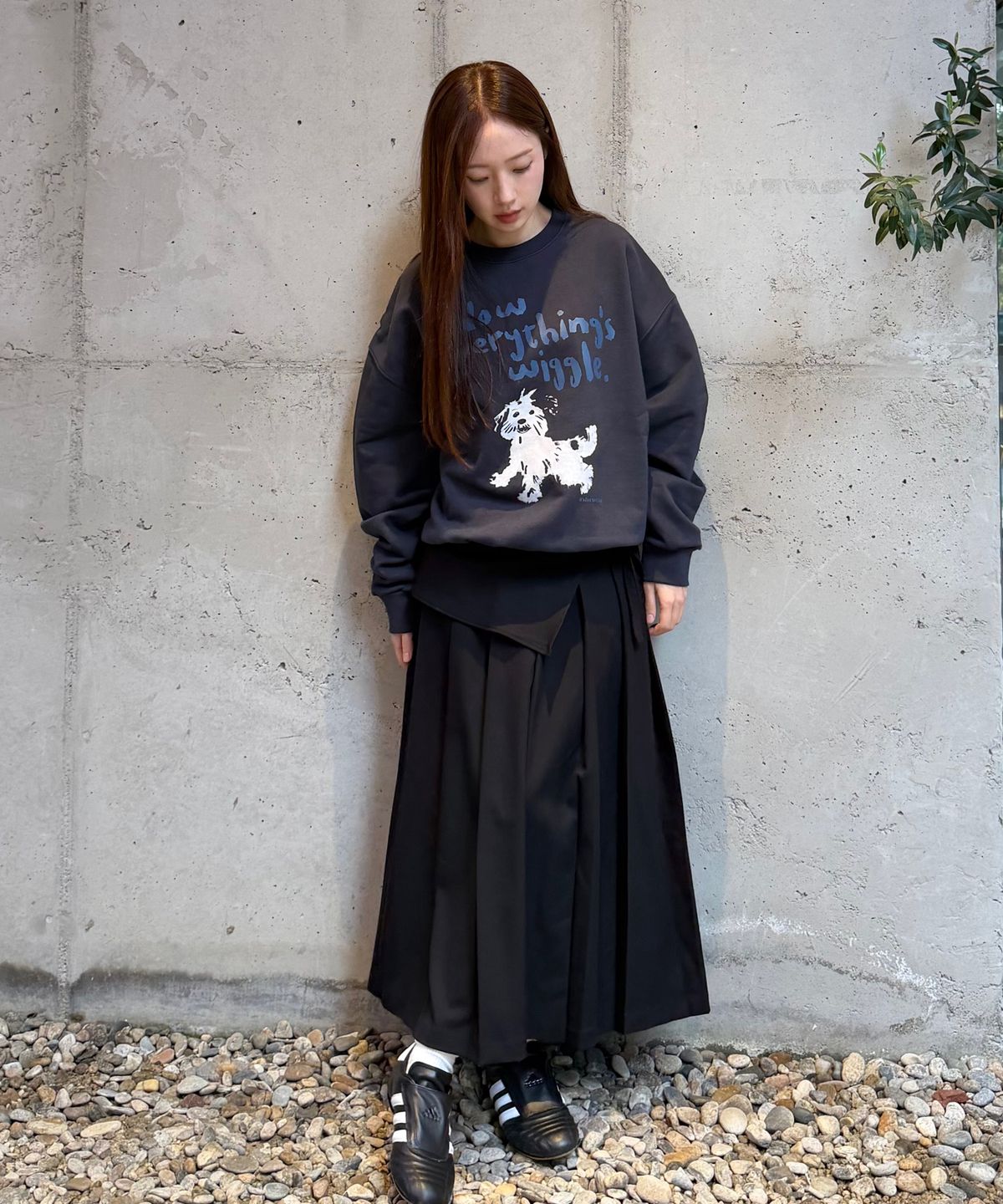 소이렌(SOYLEN) 위글 스웨트셔츠 (차콜)