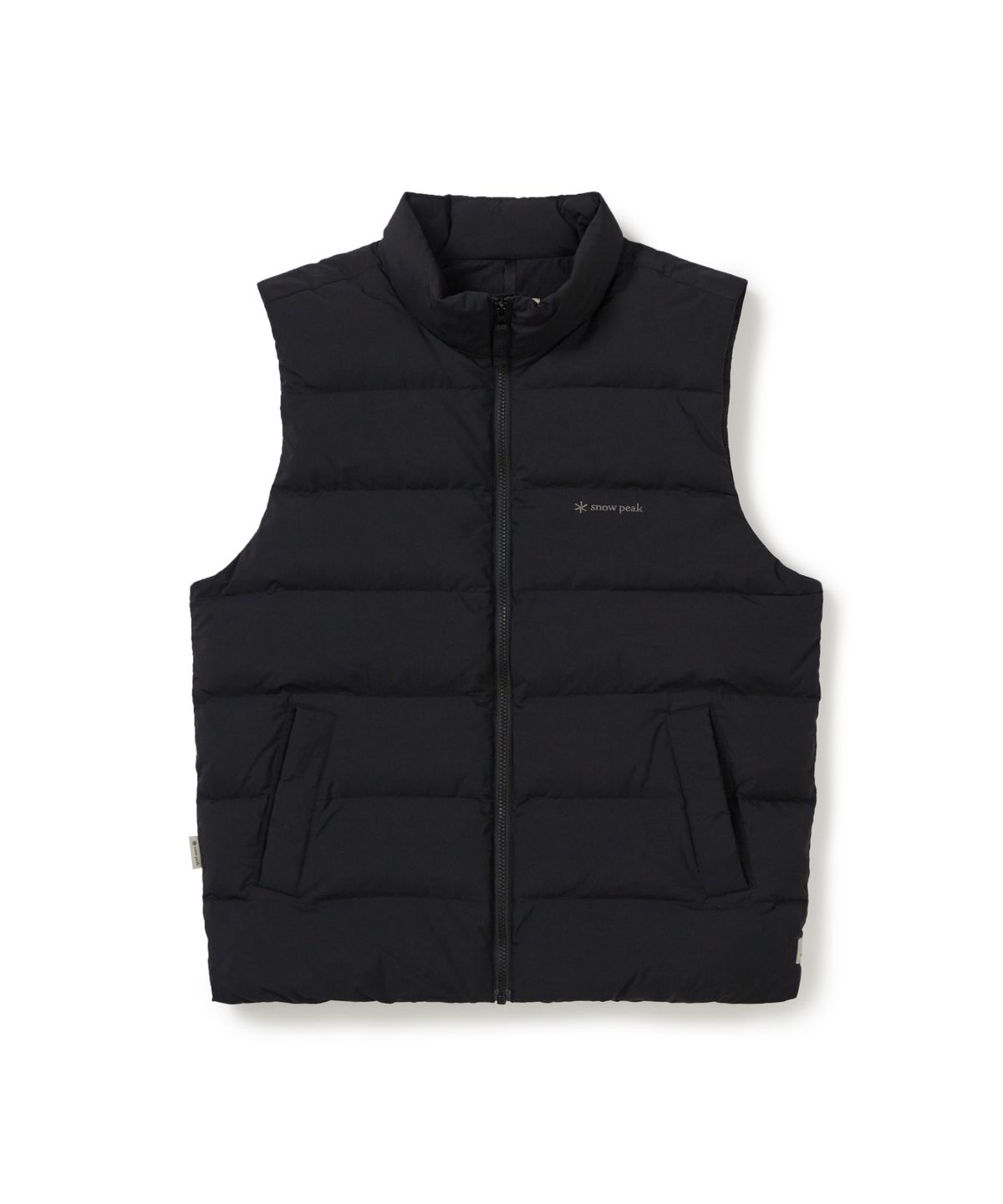스노우피크 어패럴(SNOWPEAK APPAREL) 랜드에어 스탠드넥 경량 다운 베스트 (S25WMGDV40) Black